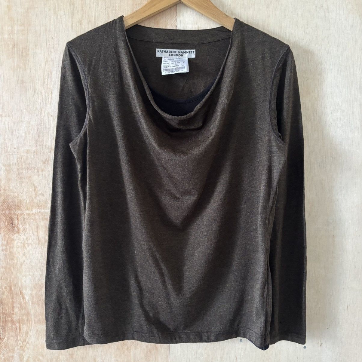 Katharine Hamnett London Vintage Katharine Hamnett London Double Layer Longsleeve Tee Size M / US 6-8 / IT 42-44 - 1 Thumbnail