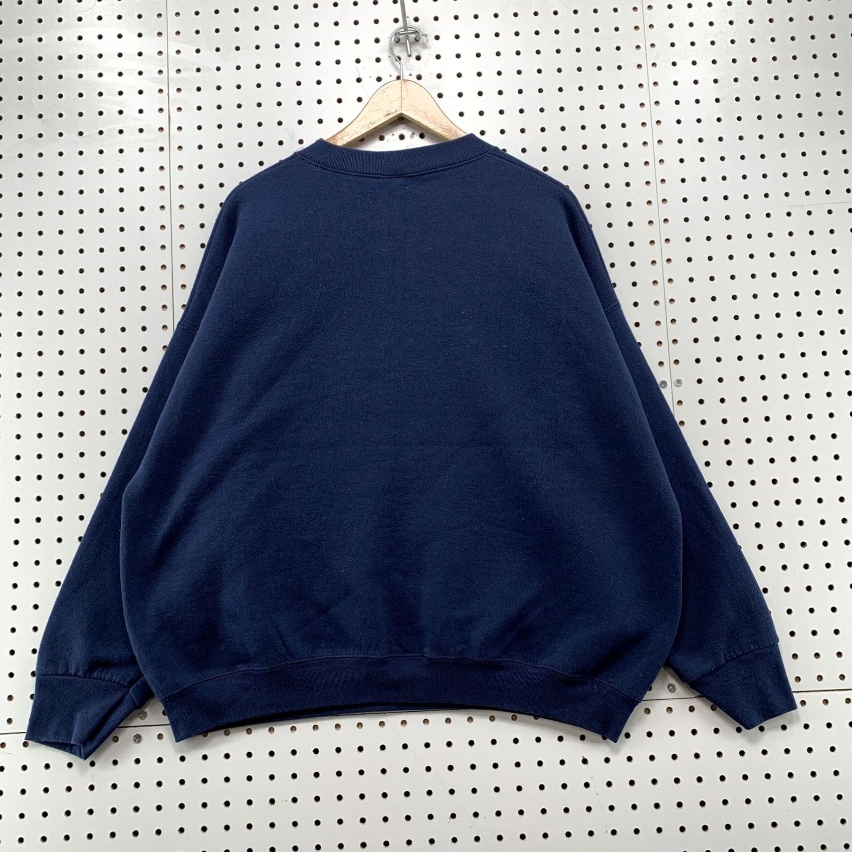 Mickey & Co. VINTAGE Mickey & Co. Sweatshirt Mens 2XL Navy Embroidered 90s Mickey Mouse Crew Neck Pullover Blue Shirt Size US XXL / EU 58 / 5 - 7 Thumbnail