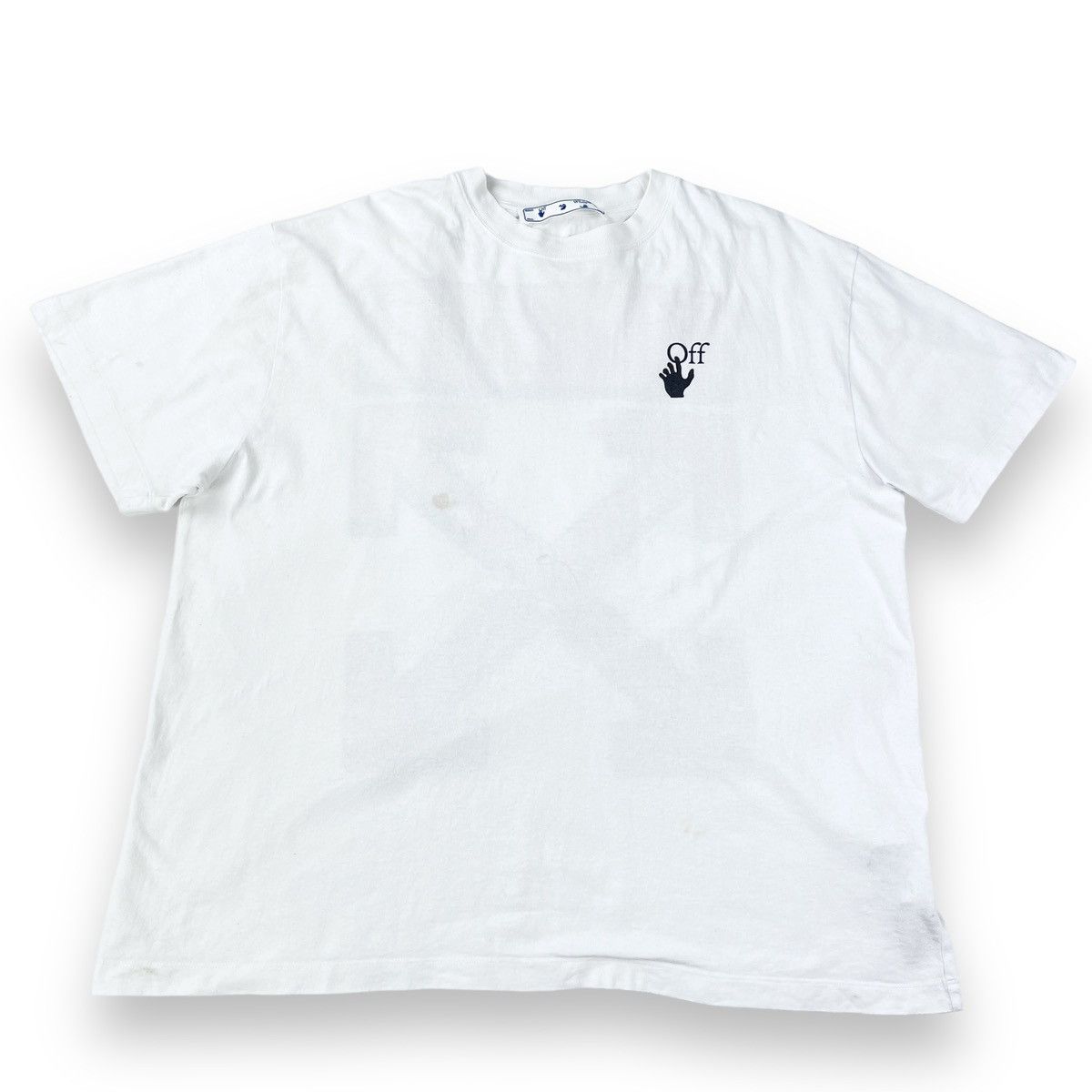Off-White Off-White Marker Arrows White T Shirt Size US XL / EU 56 / 4 - 2 Thumbnail