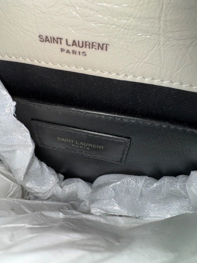 Saint Laurent Paris Saint Laurent Paris Oil wax skin pleated small Niki bag 250 Size ONE SIZE - 7 Thumbnail