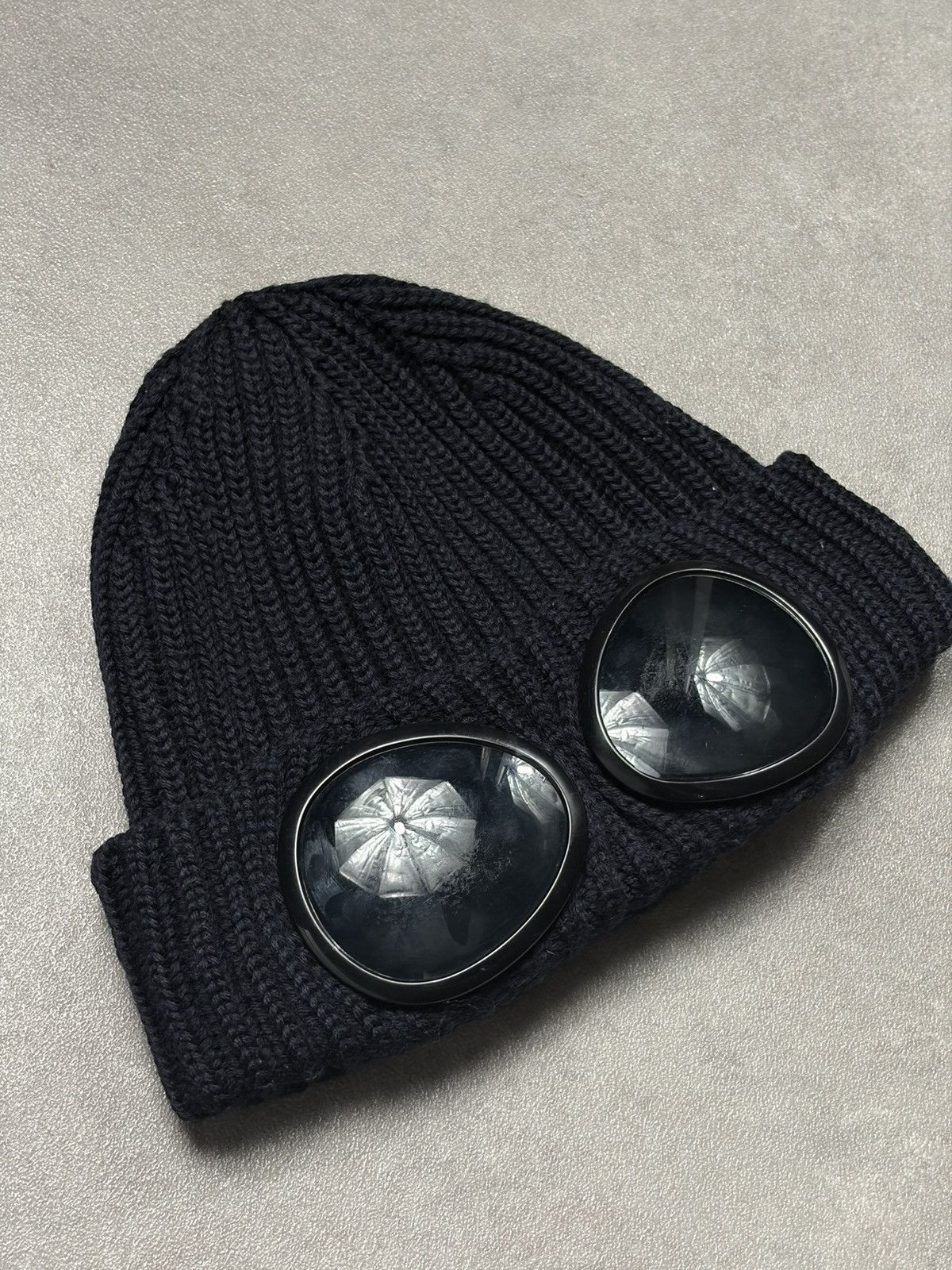 C.P. Company Cp Company Google Wool Hat Black Casual Streetwear Size ONE SIZE - 3 Thumbnail