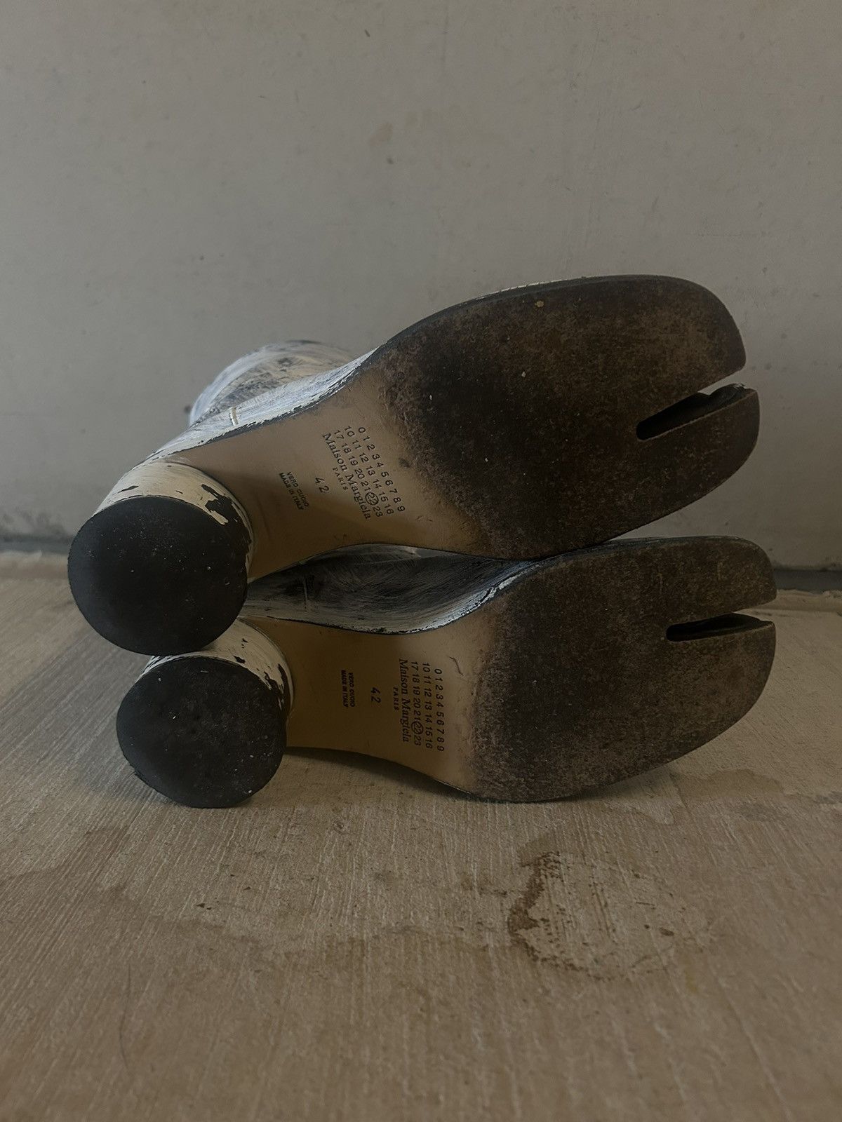 Maison Margiela Painted tabi boots Size US 9 / EU 42 - 4 Thumbnail
