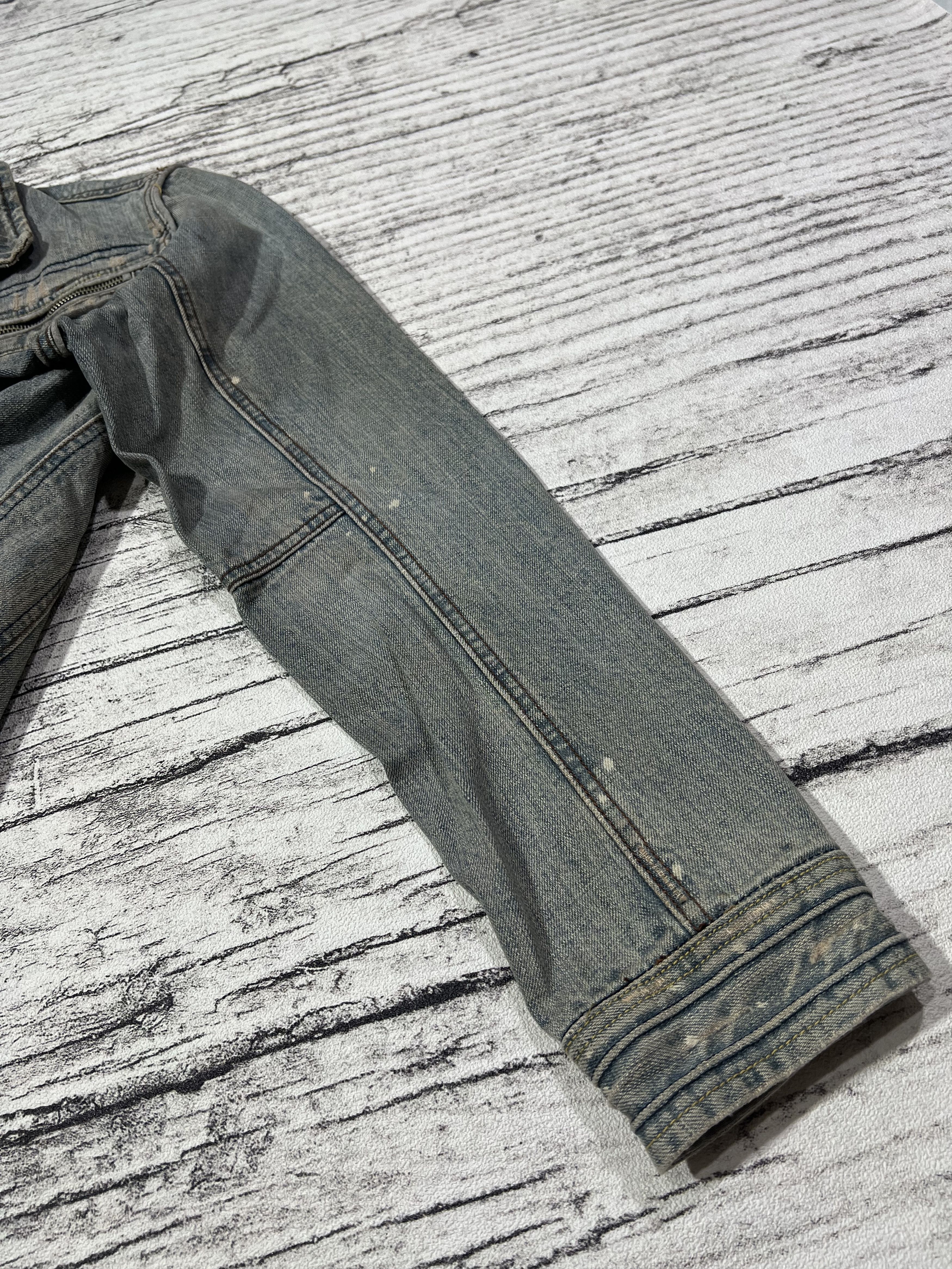 Japanese Brand 2000s Archival Ripped Trucker Jeans y2k Lgb Ifsixwasnine Size US S / EU 44-46 / 1 - 6 Thumbnail