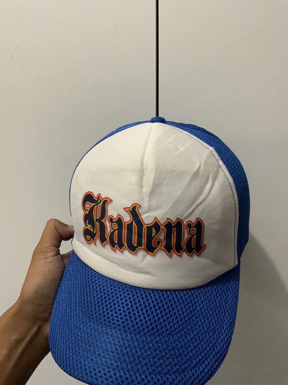 Japanese Brand Radena Flame Archive Blue Trucker Hat Size ONE SIZE - 7 Thumbnail