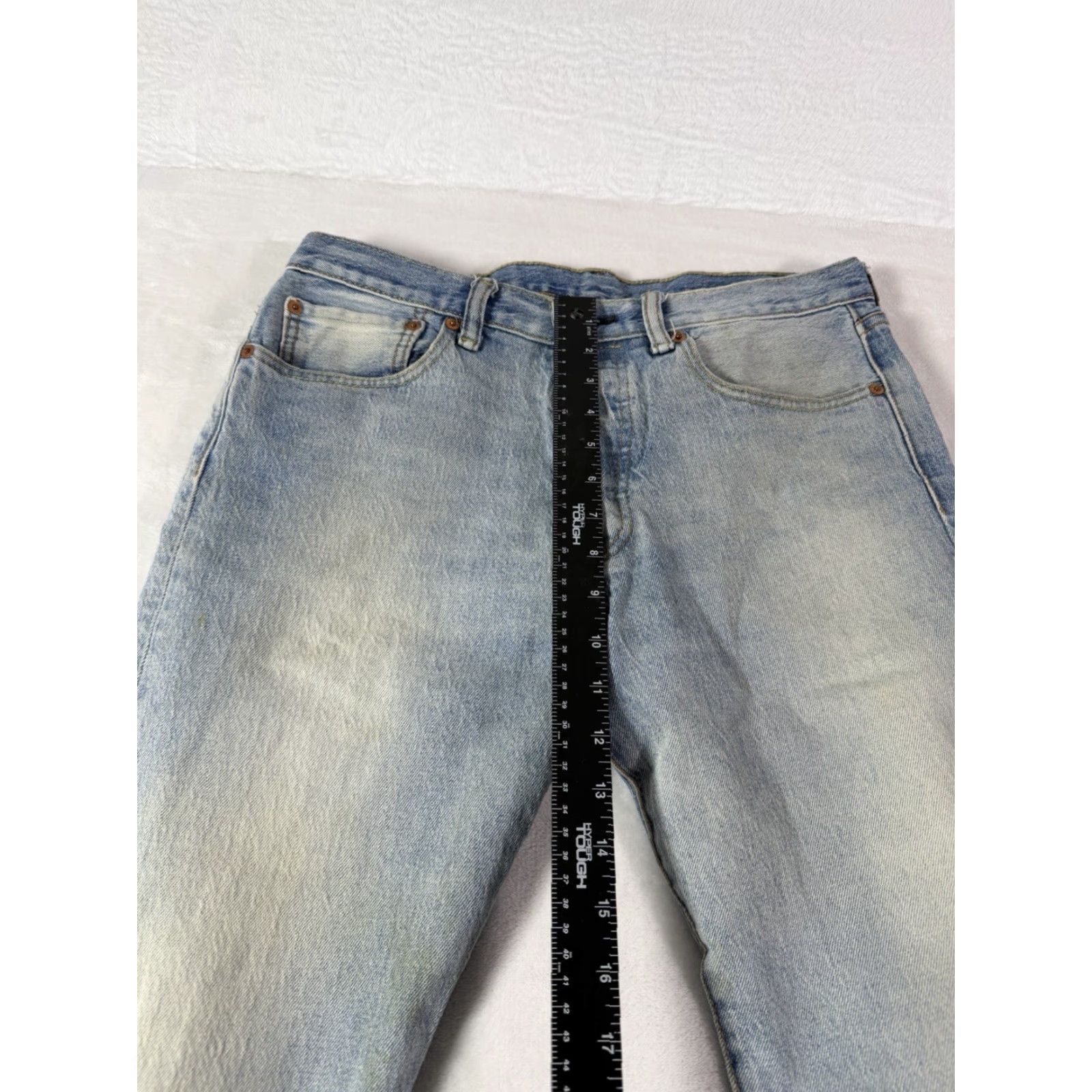 Levi's Levi's 501 Jeans Men Medium Blue Denim Straight" Size US 31 - 6 Thumbnail