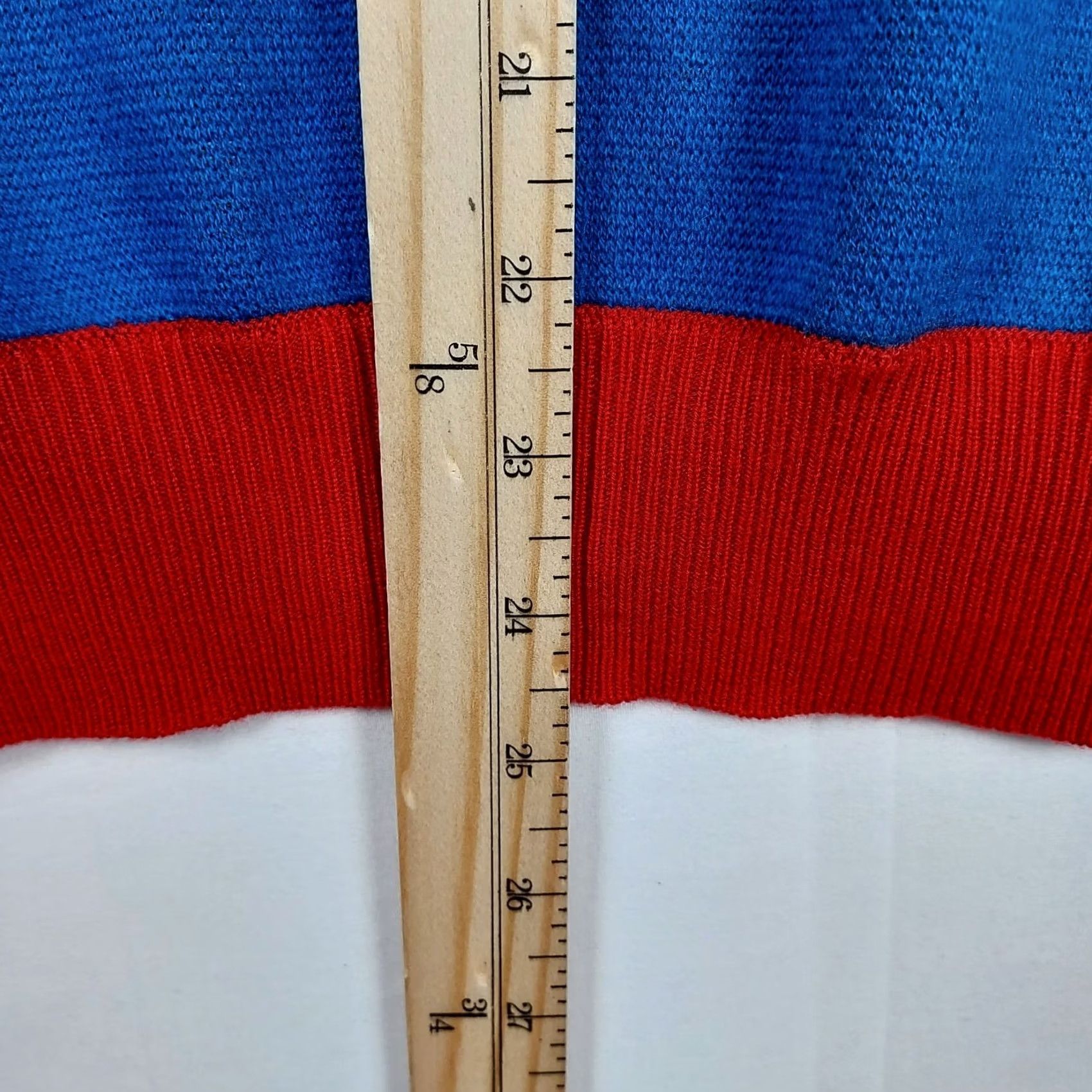 Vintage VINTAGE Heilemans Old Style Cold Beer Sweater Blue Red Knit Merino Wool Blend Unisex S/M Size US S / EU 44-46 / 1 - 4 Thumbnail