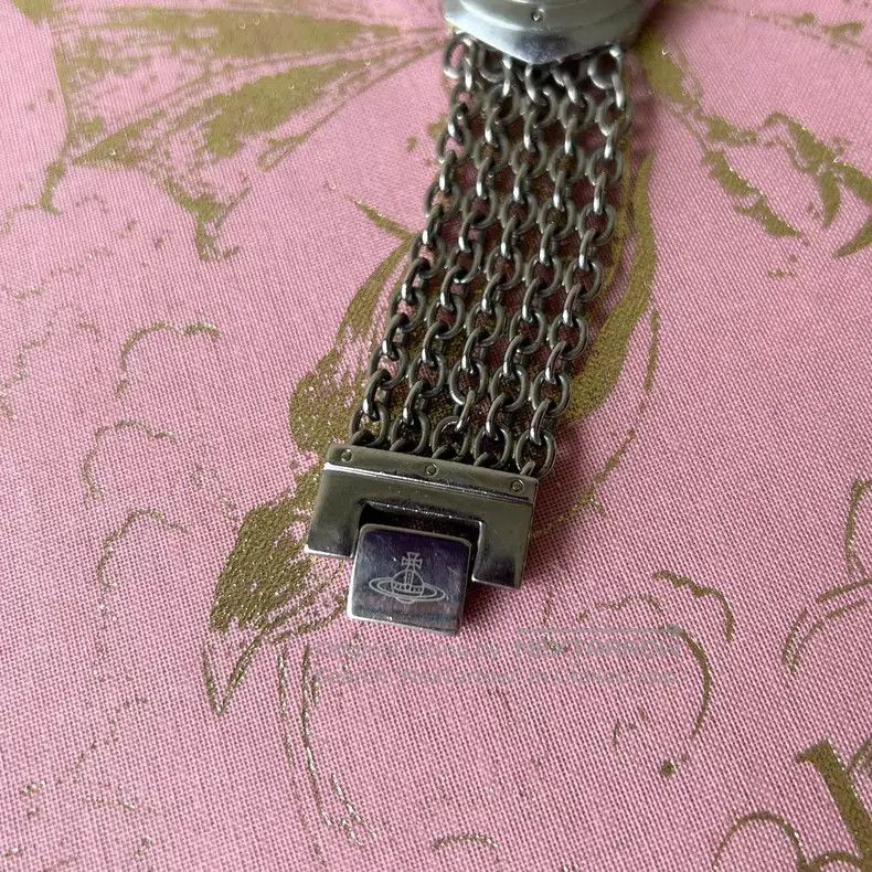 Vivienne Westwood Vivienne Westwood Purple Mother of Pearl Dial Chain Watch Size ONE SIZE - 6 Thumbnail