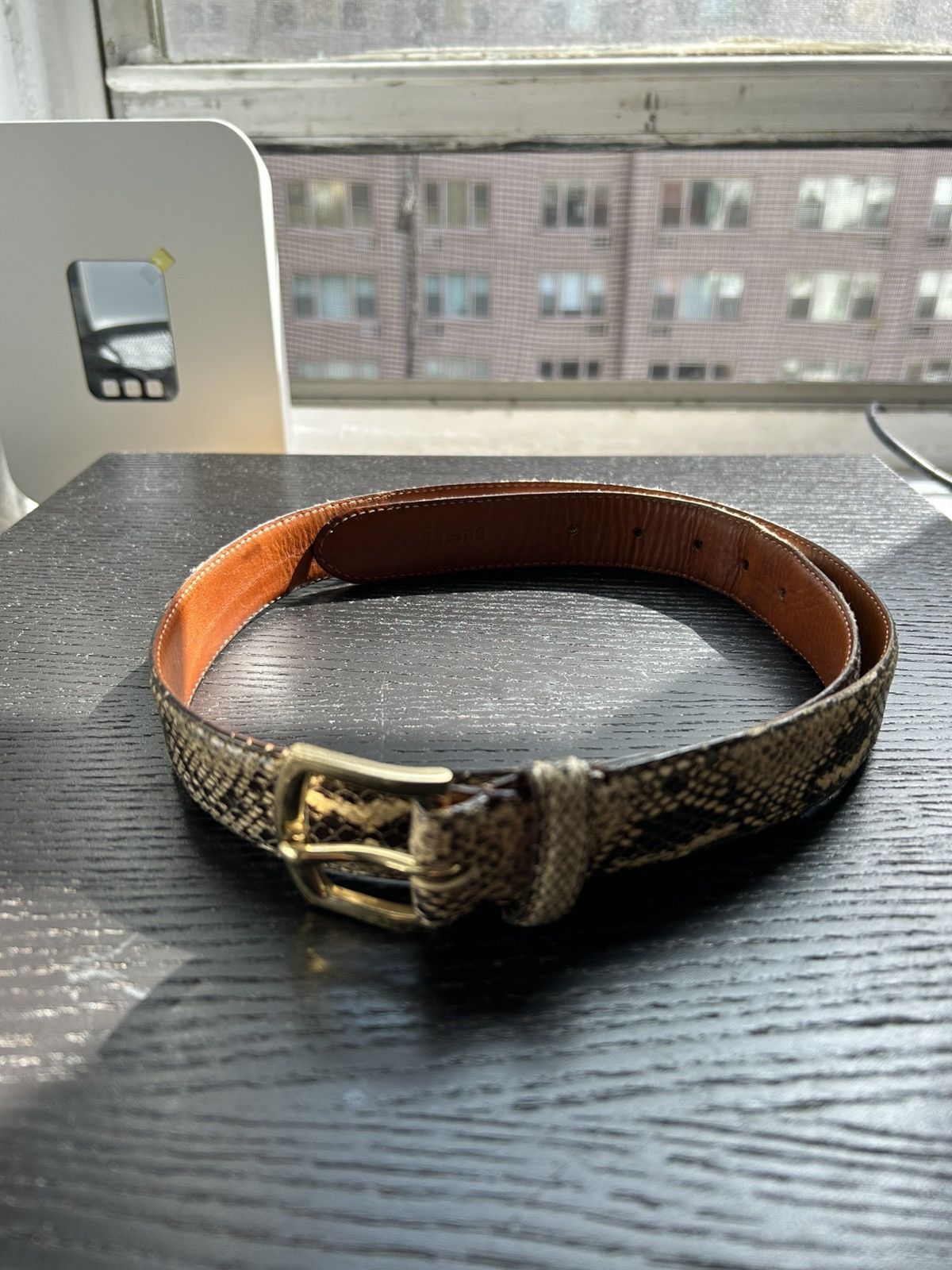 Supreme Supreme 2017 Faux Snakeskin Belt | Grailed