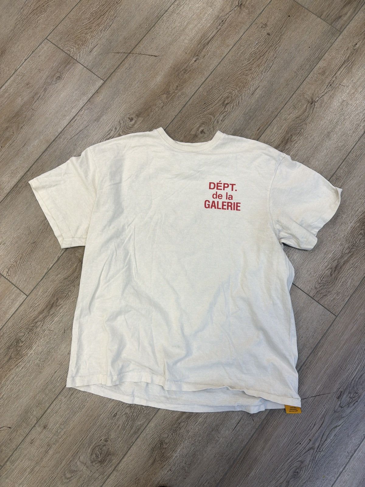 Gallery Dept. Gallery dept cream red French logo t-shirt Size US XL / EU 56 / 4 - 1 Thumbnail