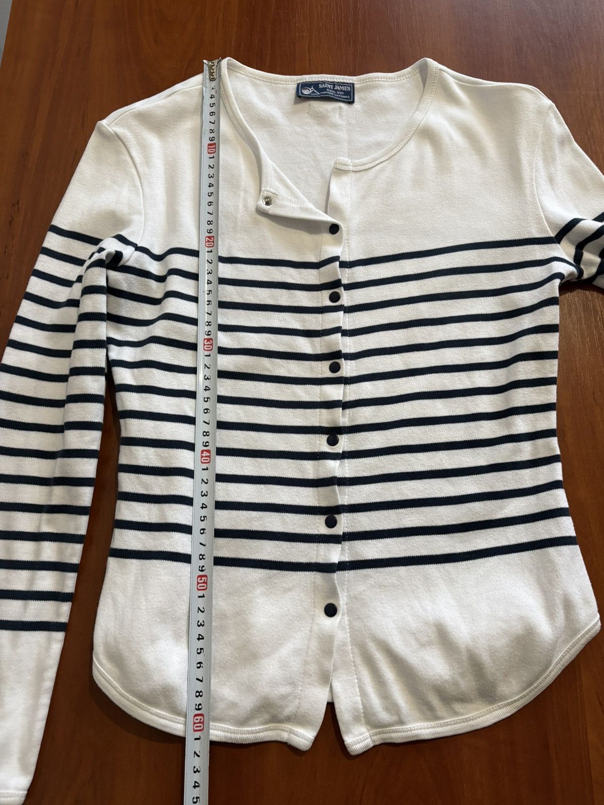 Saint James Archive Saint James Striped Long Sleeve/Cardigan Women’s M Size S / US 4 / IT 40 - 7 Thumbnail