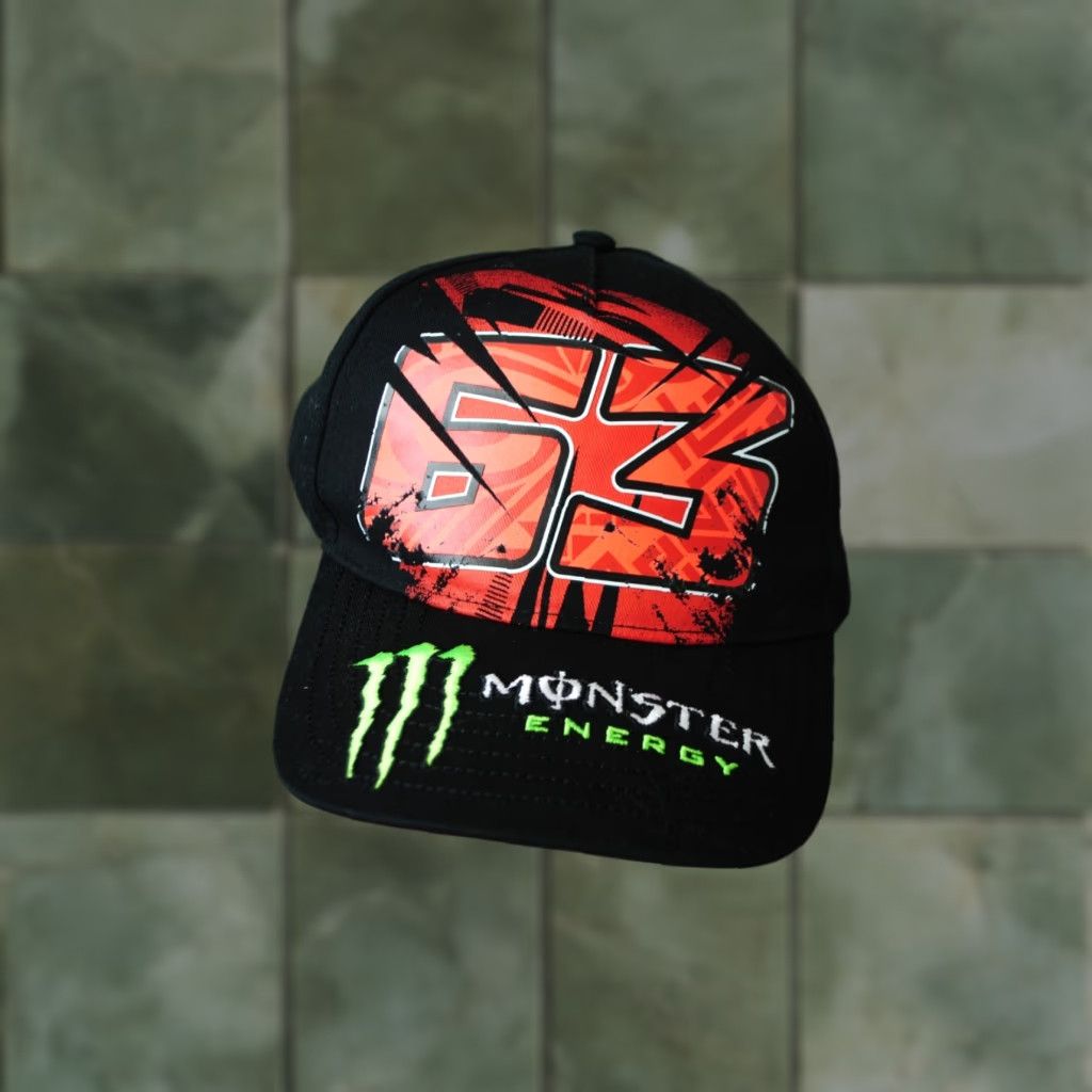 Vintage MOTOGP BAGNAIA Monster Energy Cap Adjustable Black One Size Men Baseball Cap Ducati Lenovo Team Size ONE SIZE - 1 Thumbnail