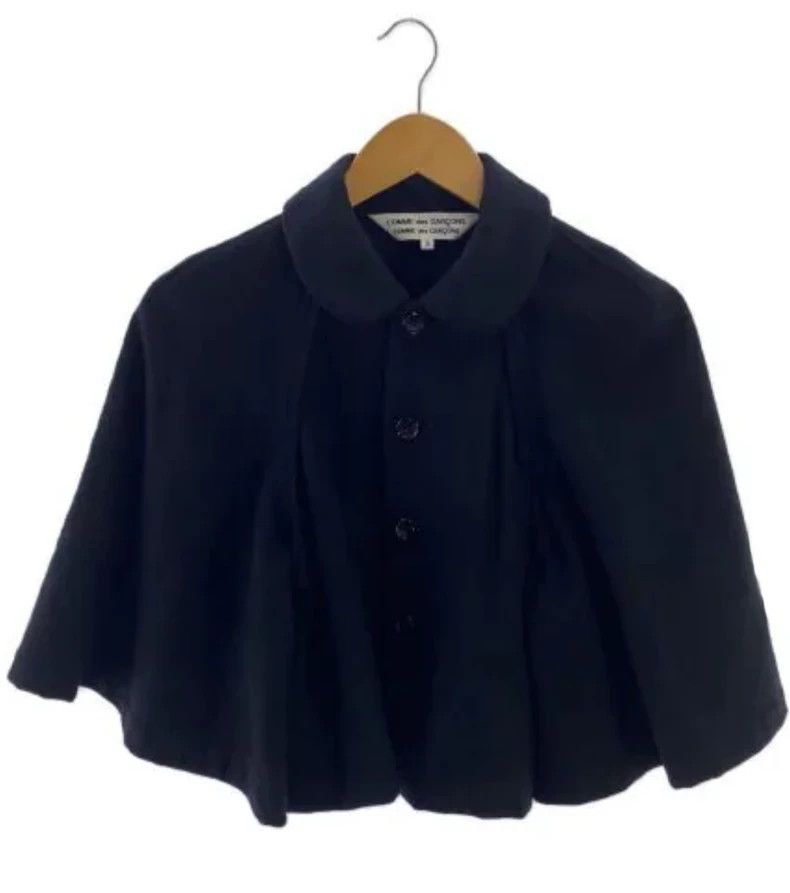Comme des Garcons Comme Des Garcons Small Black Cape with Round Neck and But Size S / US 4 / IT 40 - 1 Thumbnail