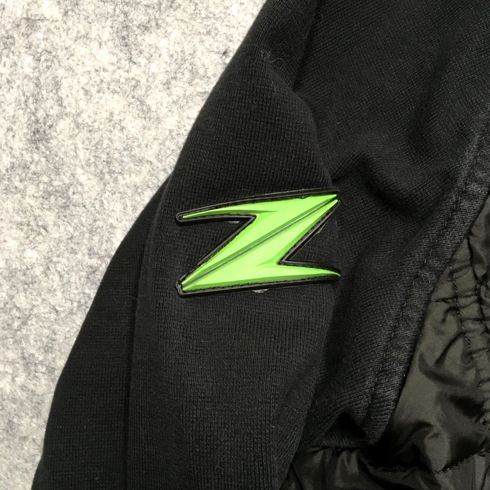 Vintage Kawasaki Jacket Mens M Black Green Quilted Liner Only Motorcycle Zip Z Size US M / EU 48-50 / 2 - 4 Thumbnail