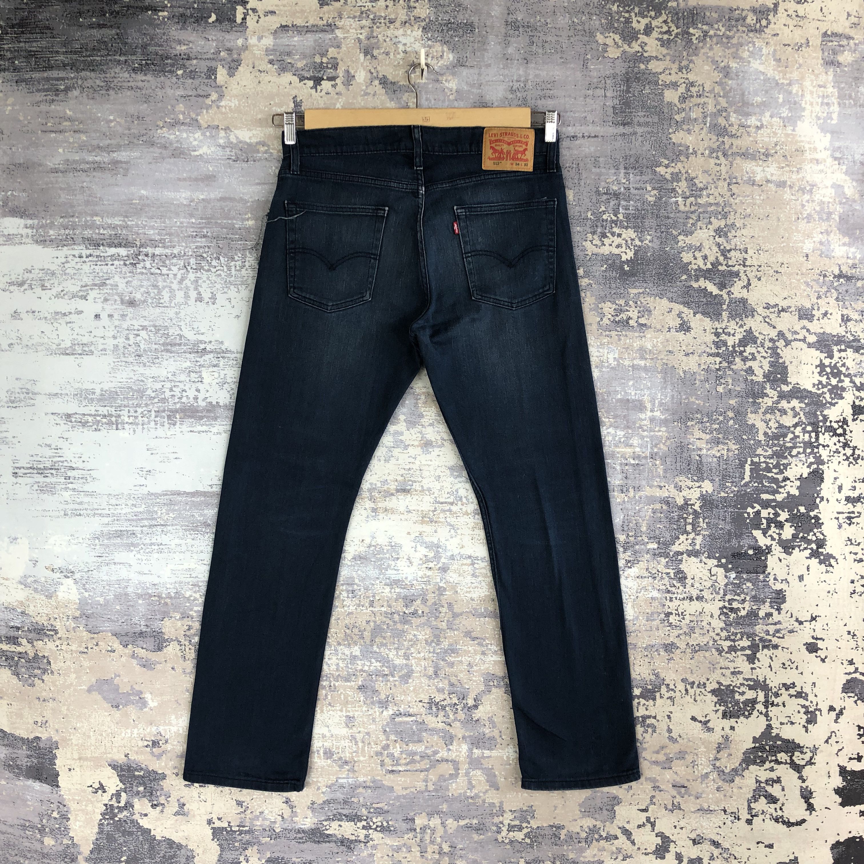 Levi's Vintage Levi's Faded Black Jeans Levis Dark Wash Denim Pants Size US 34 / EU 50 - 2 Thumbnail