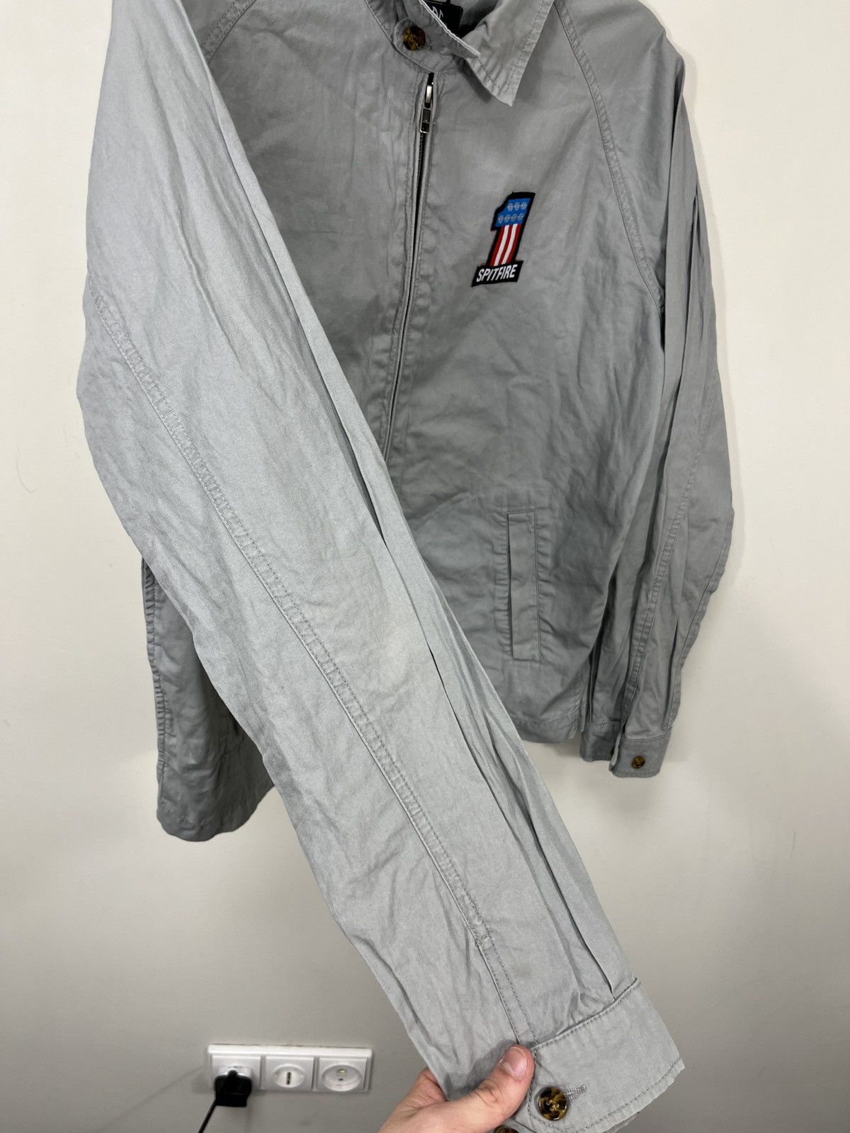Spitfire Vintage Spitfire NEW Hype Y2K Gray Skate Jacket Size US M / EU 48-50 / 2 - 9 Thumbnail