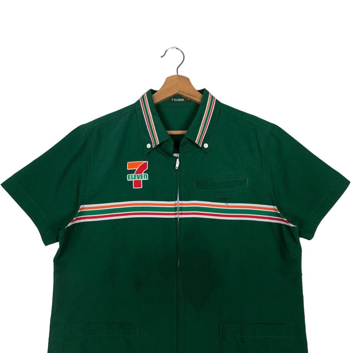 Japanese Brand 🔥90’s Vintage Work Jacket 7-Eleven Big Logo Japan Spell Out Size US M / EU 48-50 / 2 - 3 Thumbnail