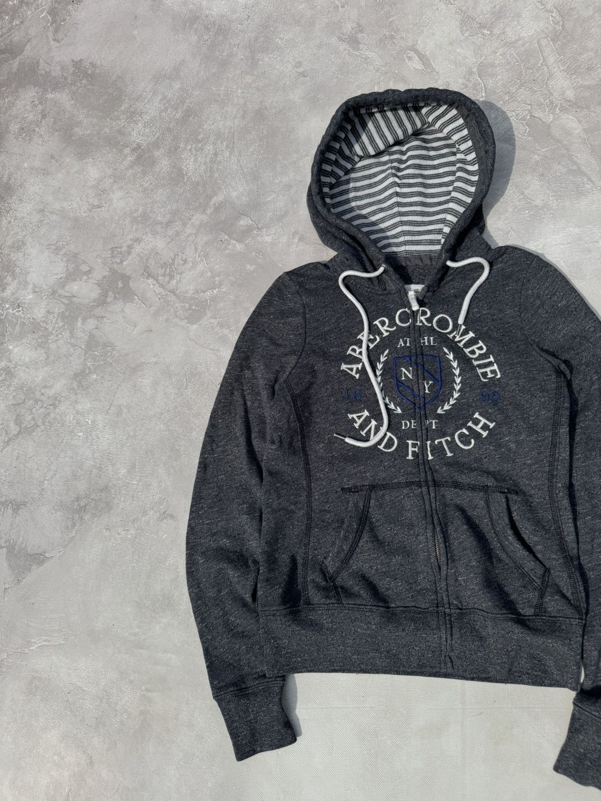 Abercrombie & Fitch Vintage Abercrombie Fitch Y2k Zip Hoodie Size S / US 4 / IT 40 - 4 Thumbnail