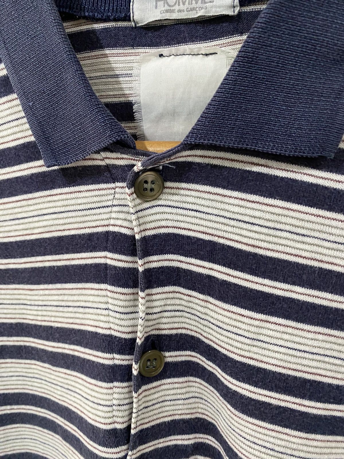 Comme des Garcons Homme 🔥OG 1970s CDGB Homme polo Size US M / EU 48-50 / 2 - 6 Thumbnail
