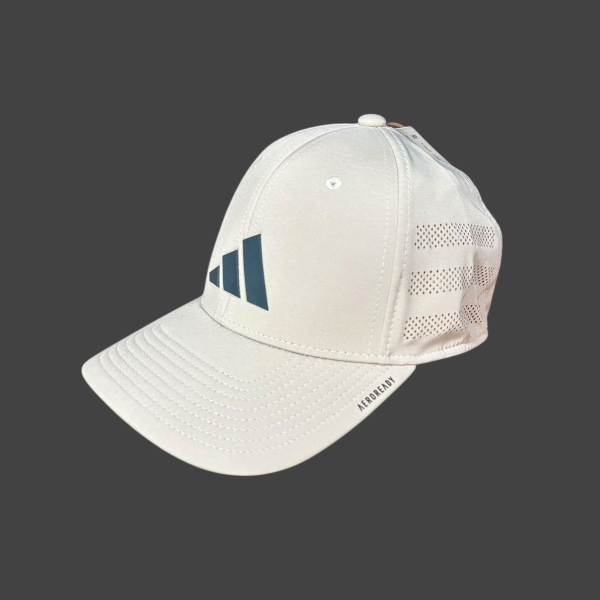 Adidas Adidas Men’s Gameday 4 Stretch Fit Hat Wonder Beige S/M Size ONE SIZE - 3 Thumbnail