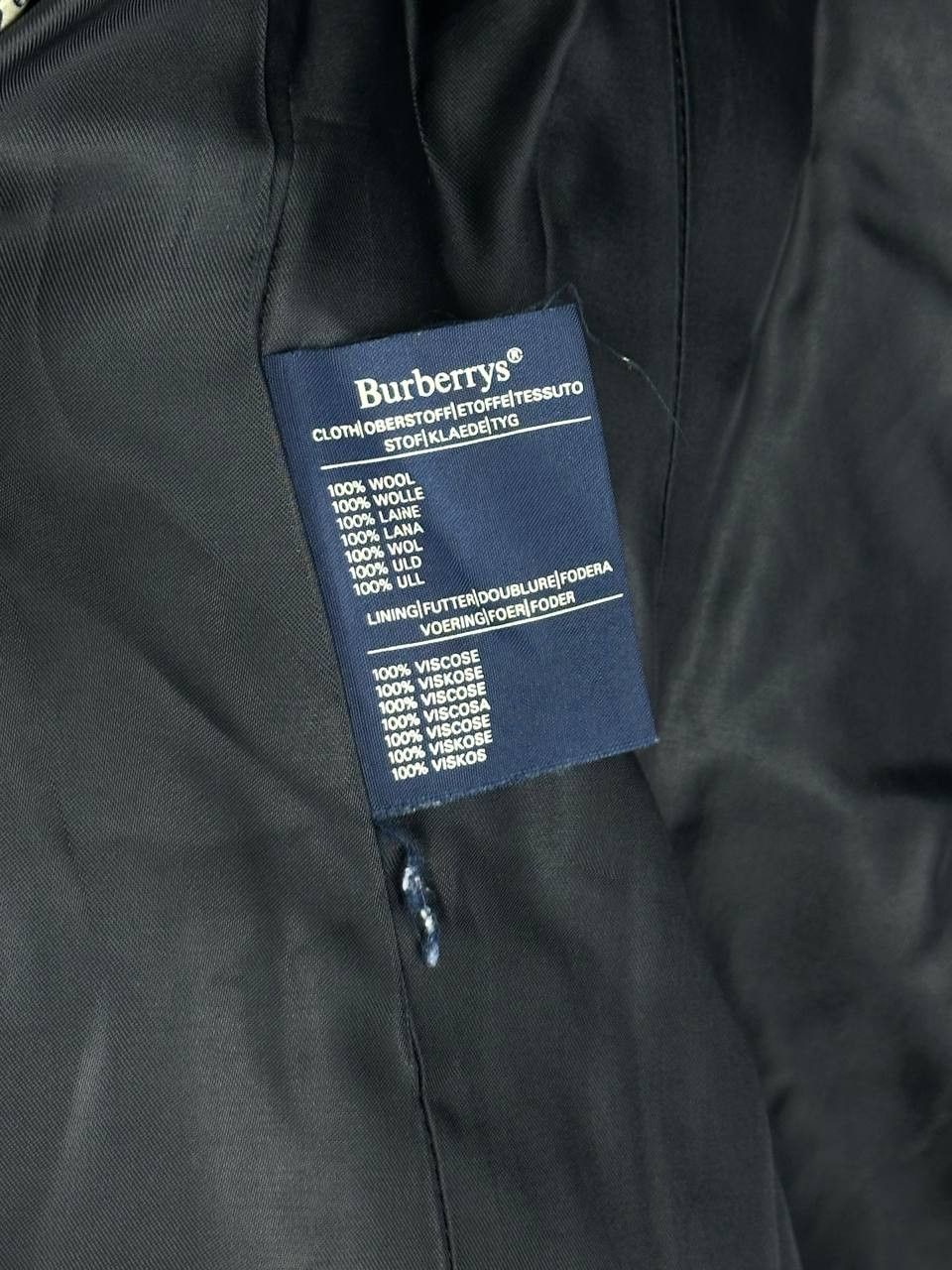 Burberry Burberry Double Breasted Navy Wool Blazer Size US M / EU 48-50 / 2 - 13 Thumbnail