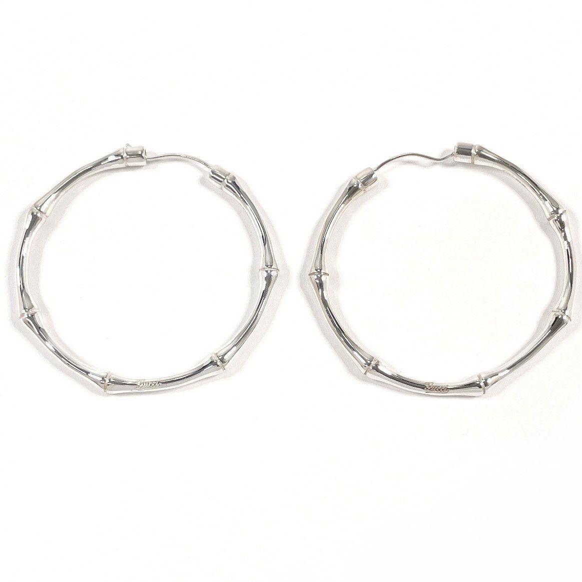 Gucci Gucci Gucci Bamboo Silver925 Earrings Precious Metal Earrings DUTY FREE for USA Size ONE SIZE - 1 Thumbnail