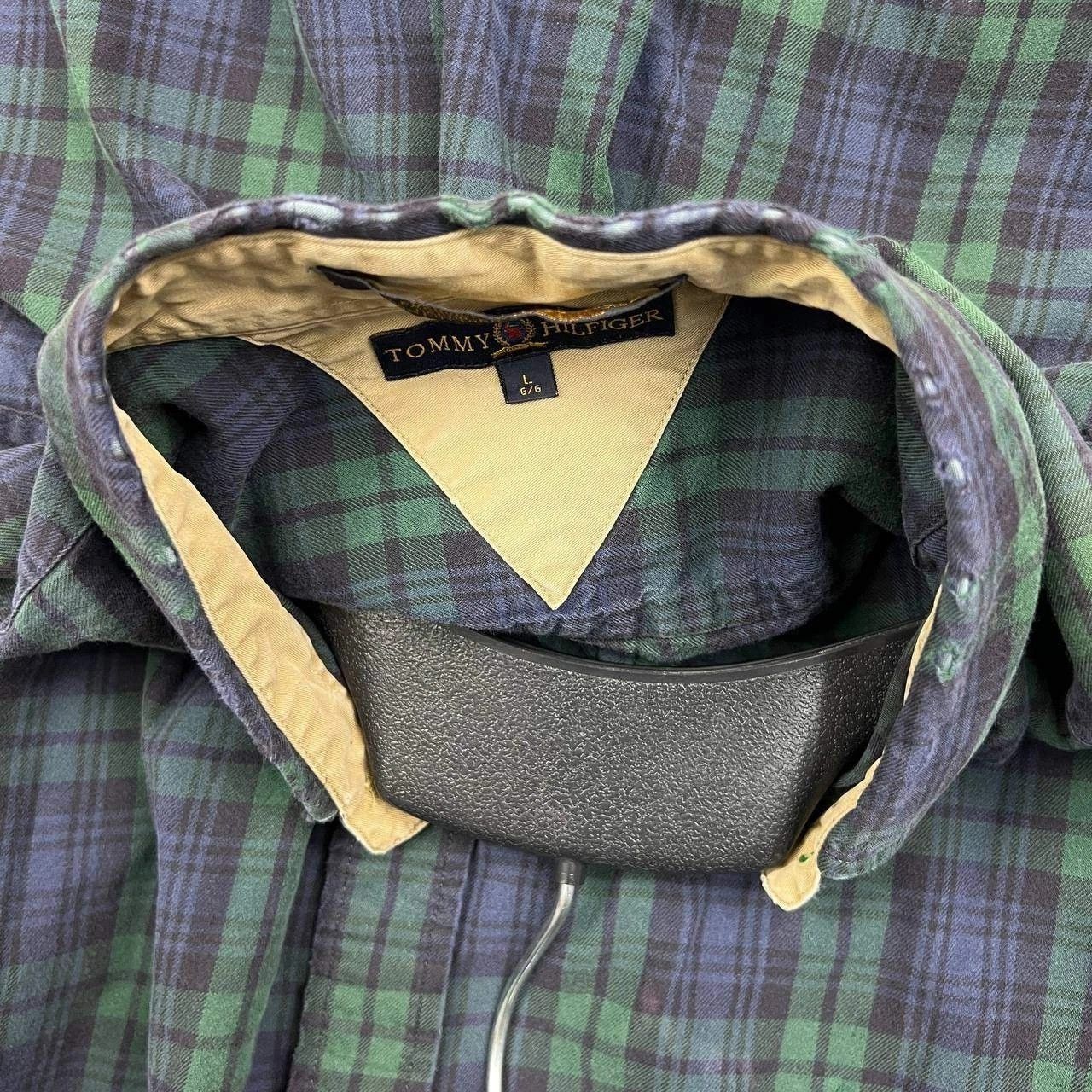 Tommy Hilfiger Tommy Hilfiger Men Large Plaid Button Down Shirt Cotton Y2k Size US L / EU 52-54 / 3 - 8 Thumbnail