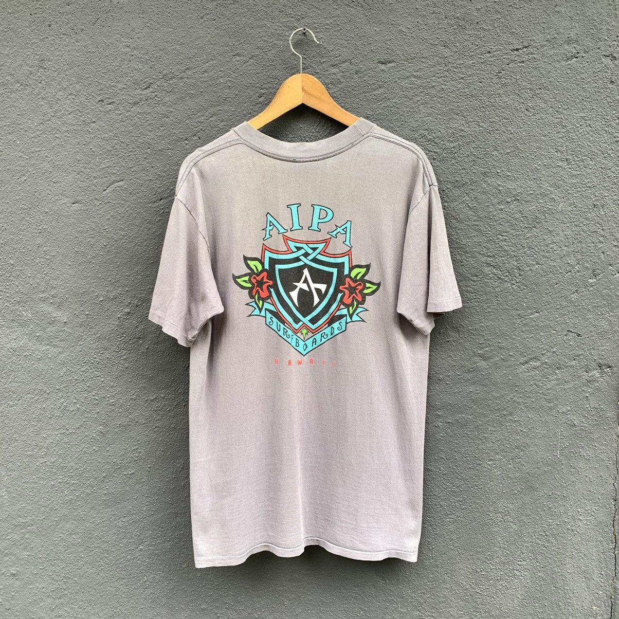 Vintage Thrashed faded 90s Aipa surfing ter Size US L / EU 52-54 / 3 - 1 Thumbnail