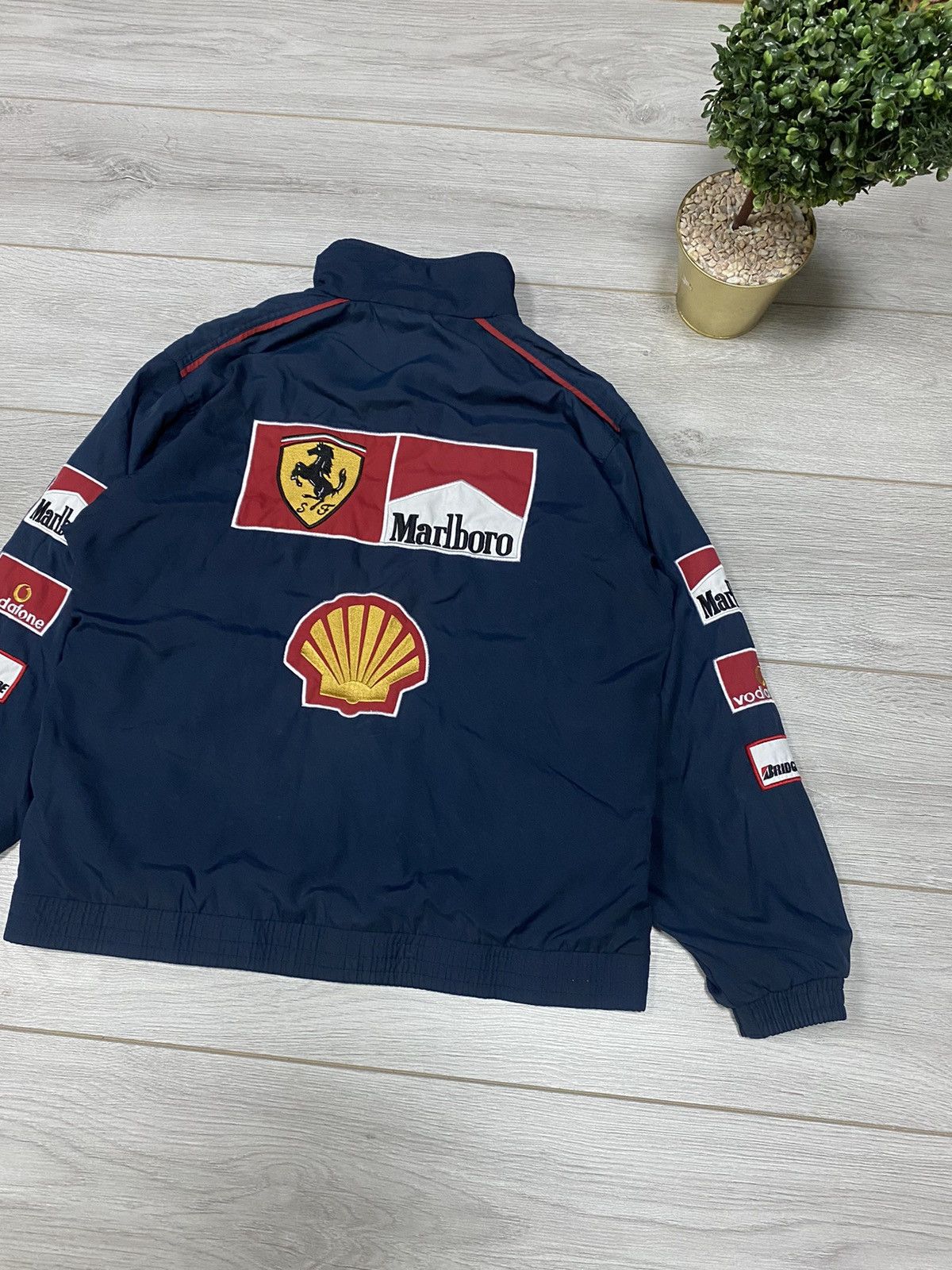 Marlboro Marlboro vintage racing bomber shell jacket Size US XL / EU 56 / 4 - 3 Thumbnail