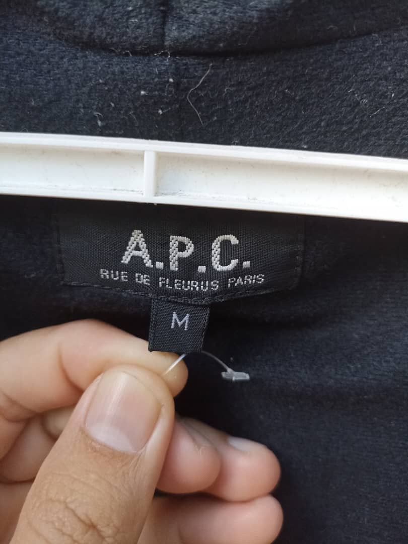 A.P.C. Vintage A. P. C Zipper Jacket Hoodie Size US M / EU 48-50 / 2 - 12 Thumbnail
