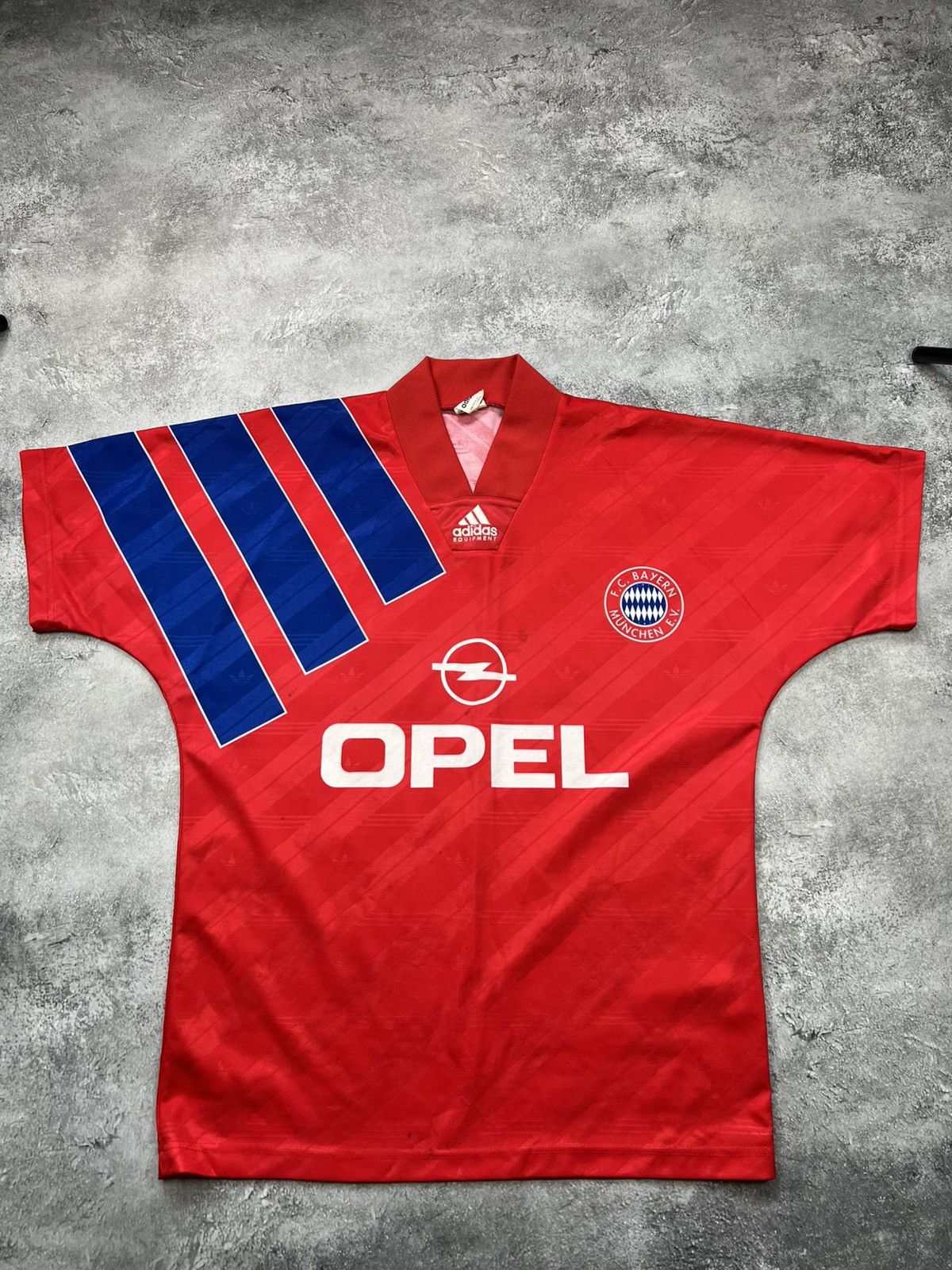 Adidas Adidas Bayern Munchen 1991/1992/1993 Home Kit Soccer Jersey Size US M / EU 48-50 / 2 - 1 Thumbnail