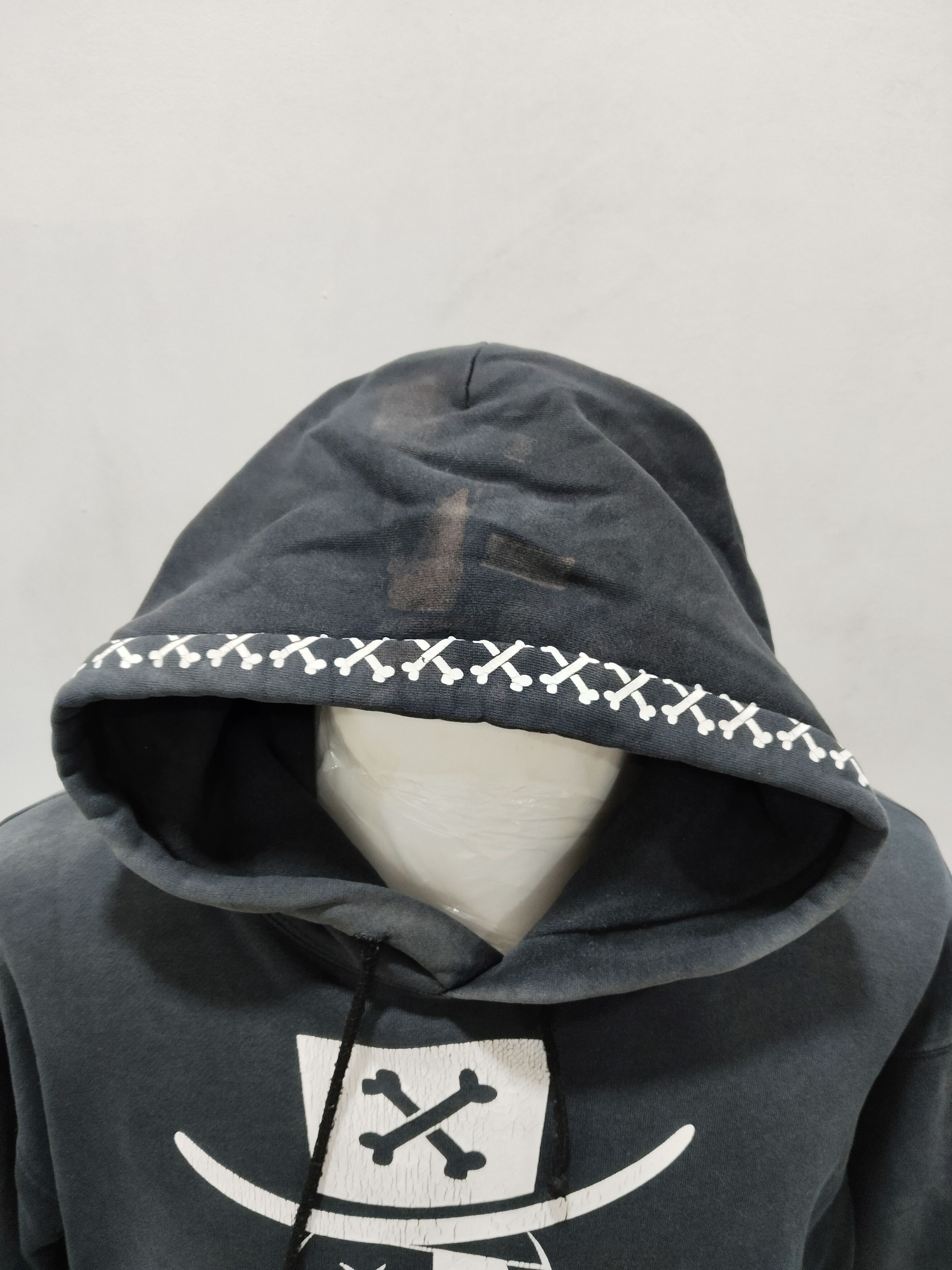 Narcotic GDC Narcotic Pirates Skull Big Logo Hoodie Sweatshirt Size US XL / EU 56 / 4 - 3 Thumbnail