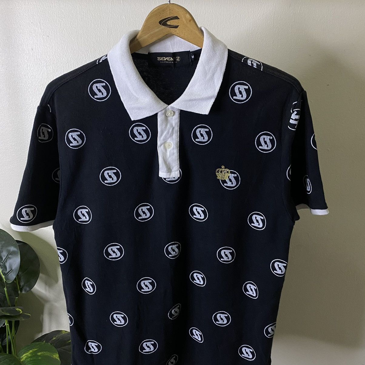 Seven 7 Seven 7 Monogram Polo Tee Size US M / EU 48-50 / 2 - 2 Thumbnail