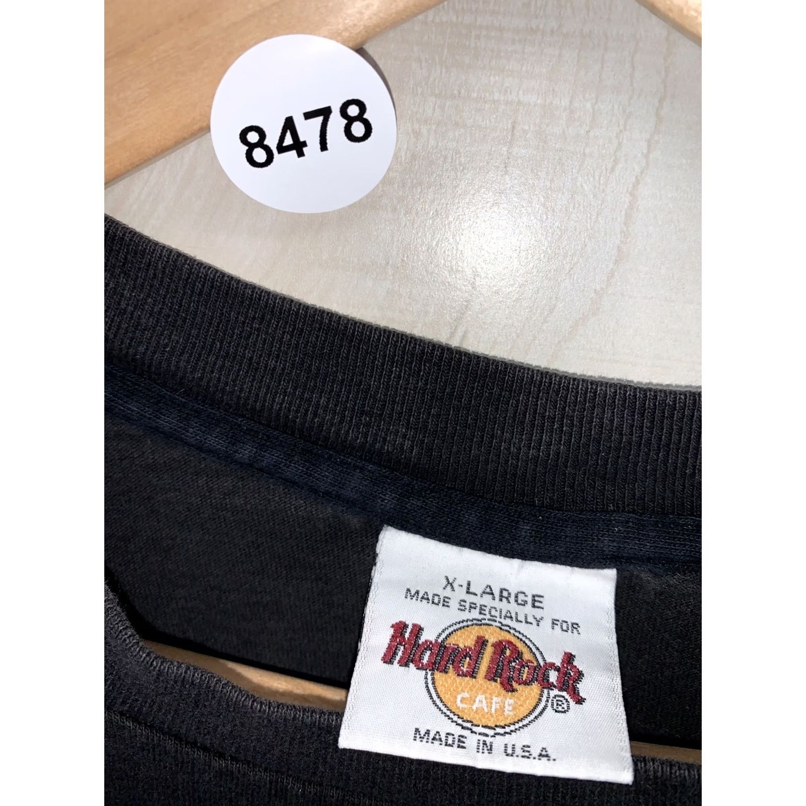 Hard Rock Cafe VINTAGE 1990s Hard Rock Cafe Nashville Tennessee Black Graphic Mens T Shirt XL Size US XL / EU 56 / 4 - 3 Thumbnail