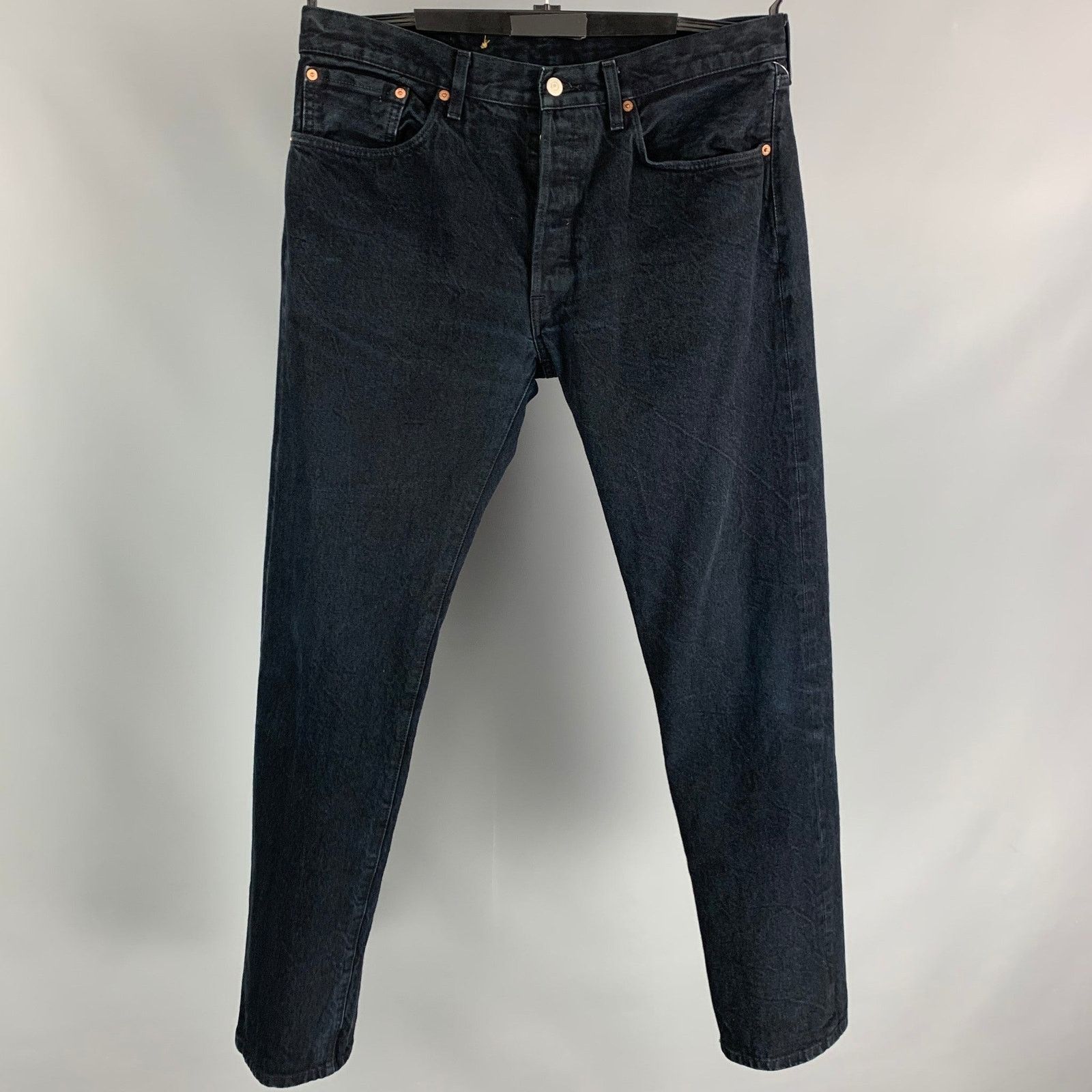 Levi's LEVI'S Size 34 Navy Straight cut Denim Jeans Size US 34 / EU 50 - 1 Thumbnail