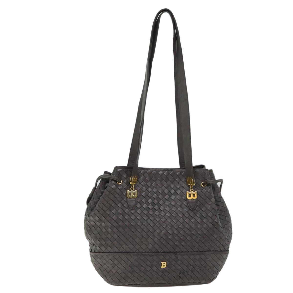 Bally Grey Leather Shoulder Bag (Pre-Owned) Size ONE SIZE - 1 Thumbnail