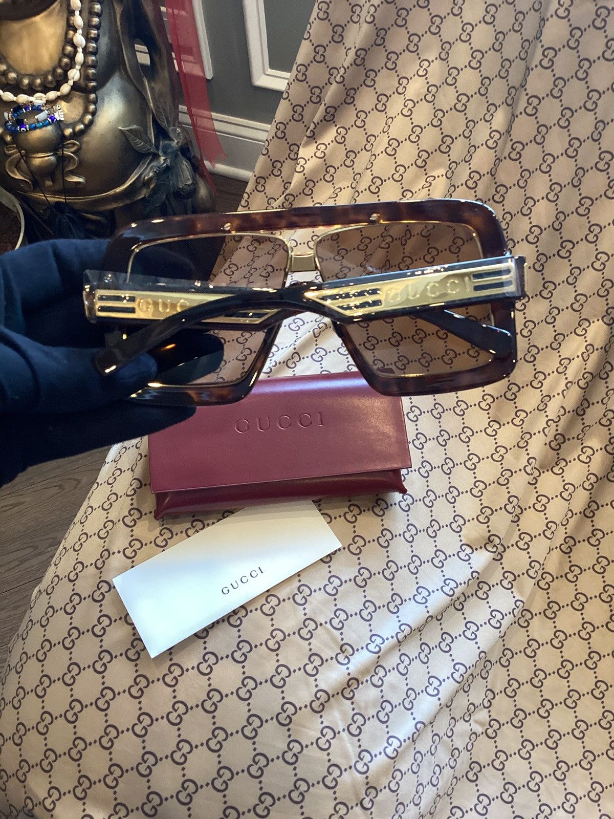 Gucci Gucci Sunglasses Size ONE SIZE - 3 Thumbnail