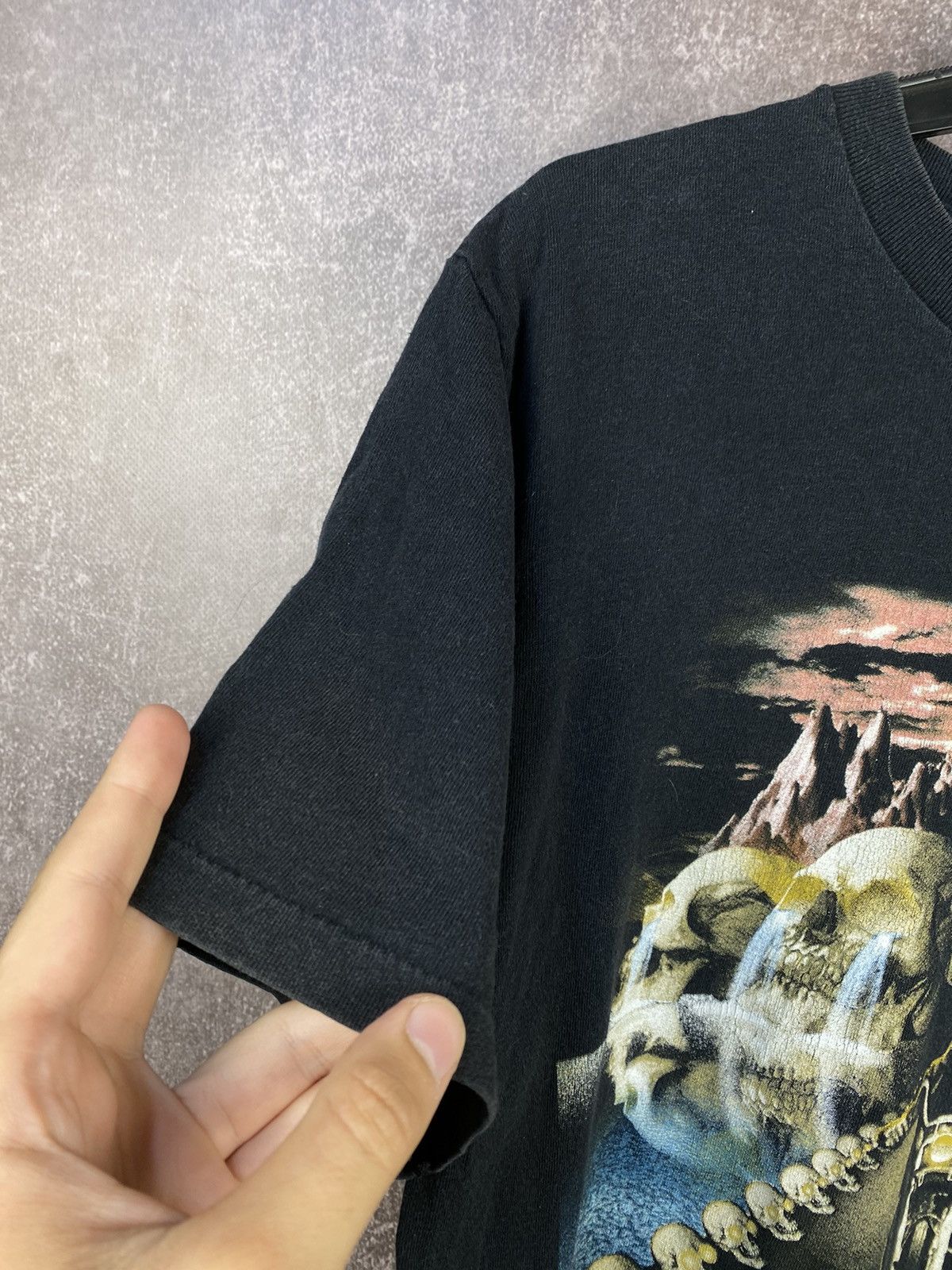 Vintage Vintage Roll-On Harley Style Motorcycle Biker Skulls Size US M / EU 48-50 / 2 - 5 Thumbnail