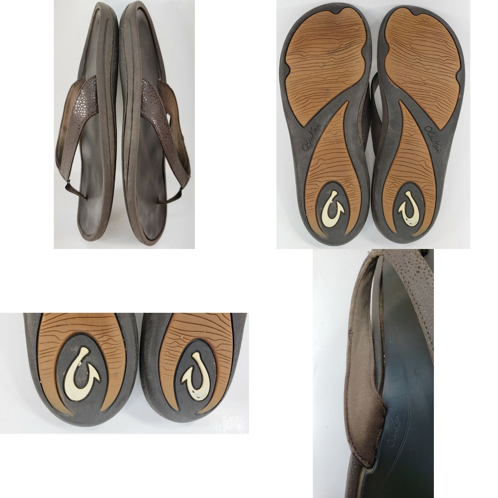 Olukai OluKai Ohana Sandals Flip Flops Thong Toe Post Brown Women’s 9 EU 39 Slip On Casual Coastal Comfort Size US 9 / IT 39 - 8 Thumbnail