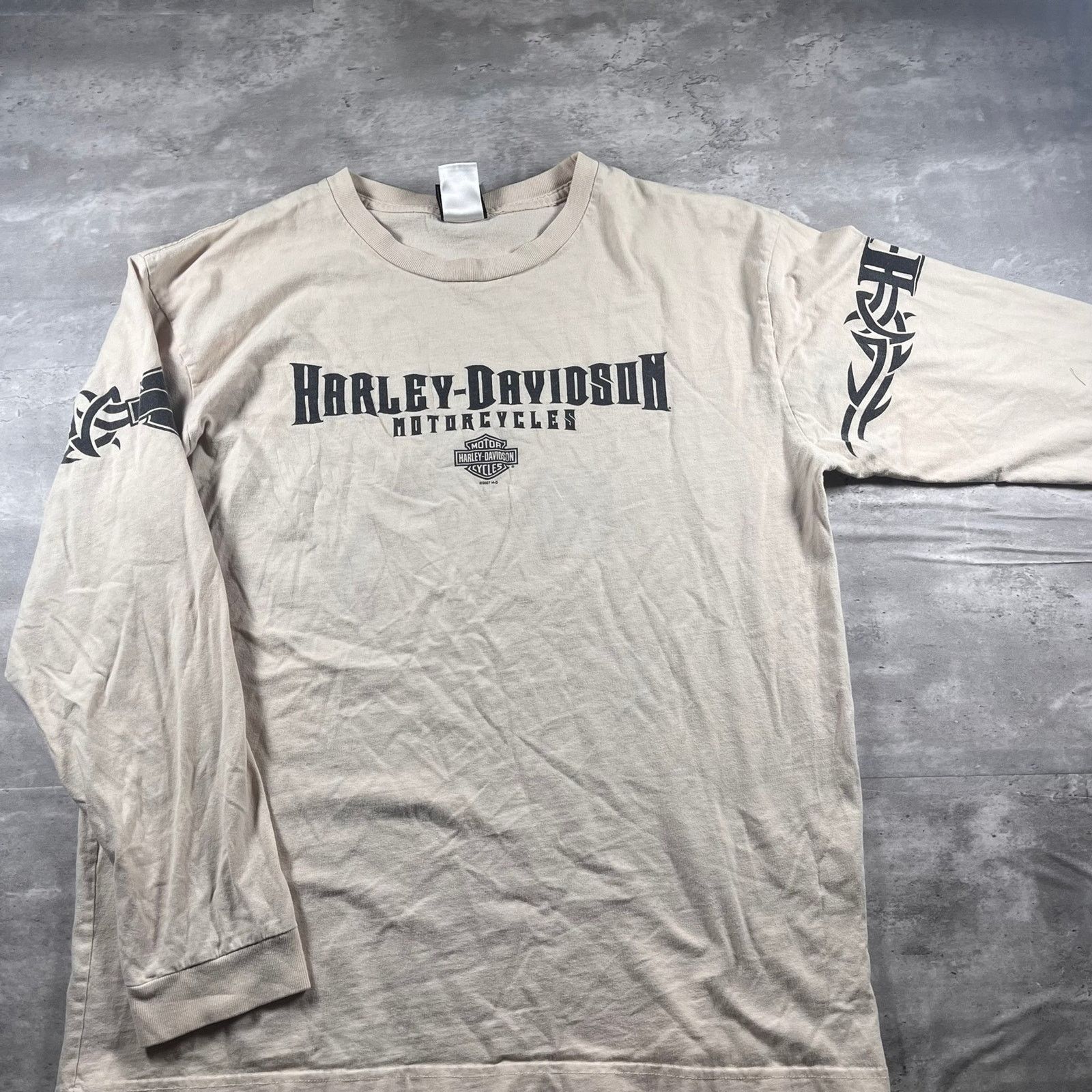 Harley Davidson Y2K Harley Davidson long sleeve Size US XL / EU 56 / 4 - 4 Thumbnail