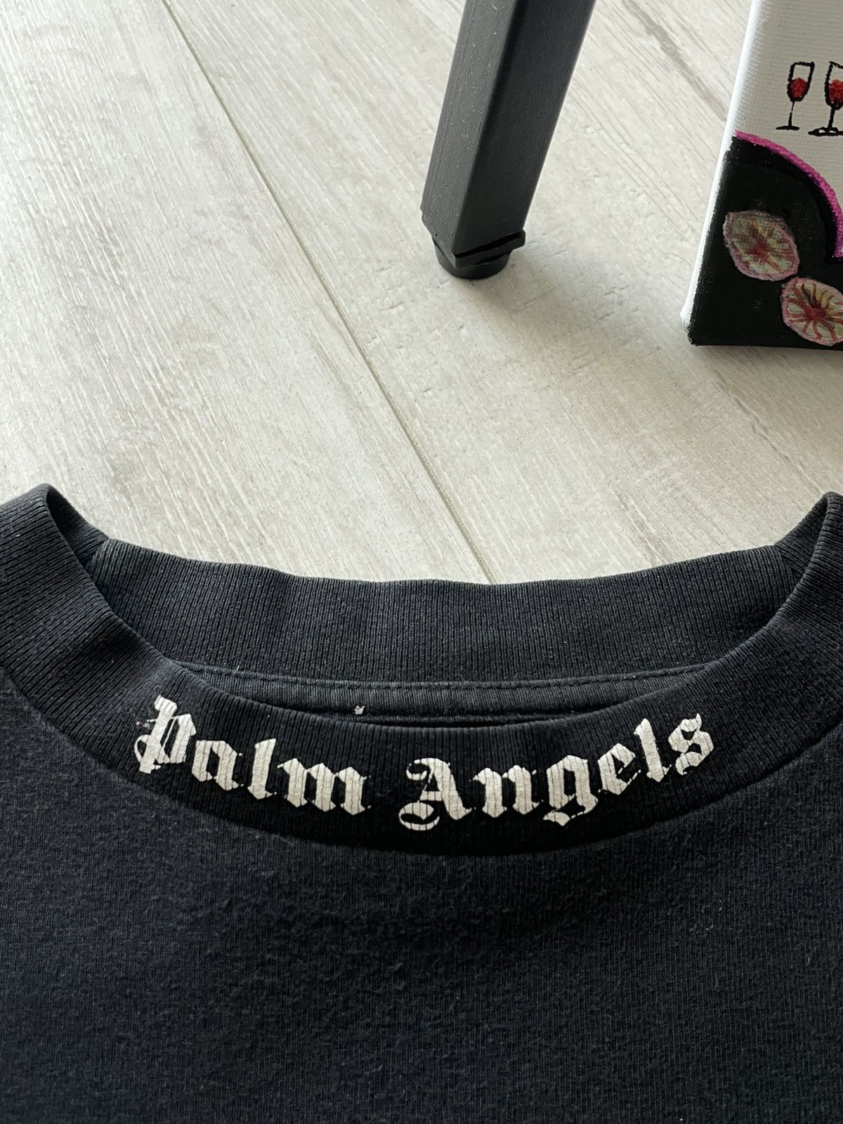 Palm Angels Palm Angels Black T-Shirt Big Logo Size US M / EU 48-50 / 2 - 6 Thumbnail