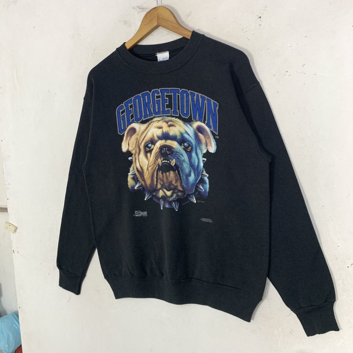 Vintage Vintage Salem Georgetown University Bull Dog Sweatshirt Size US M / EU 48-50 / 2 - 3 Thumbnail