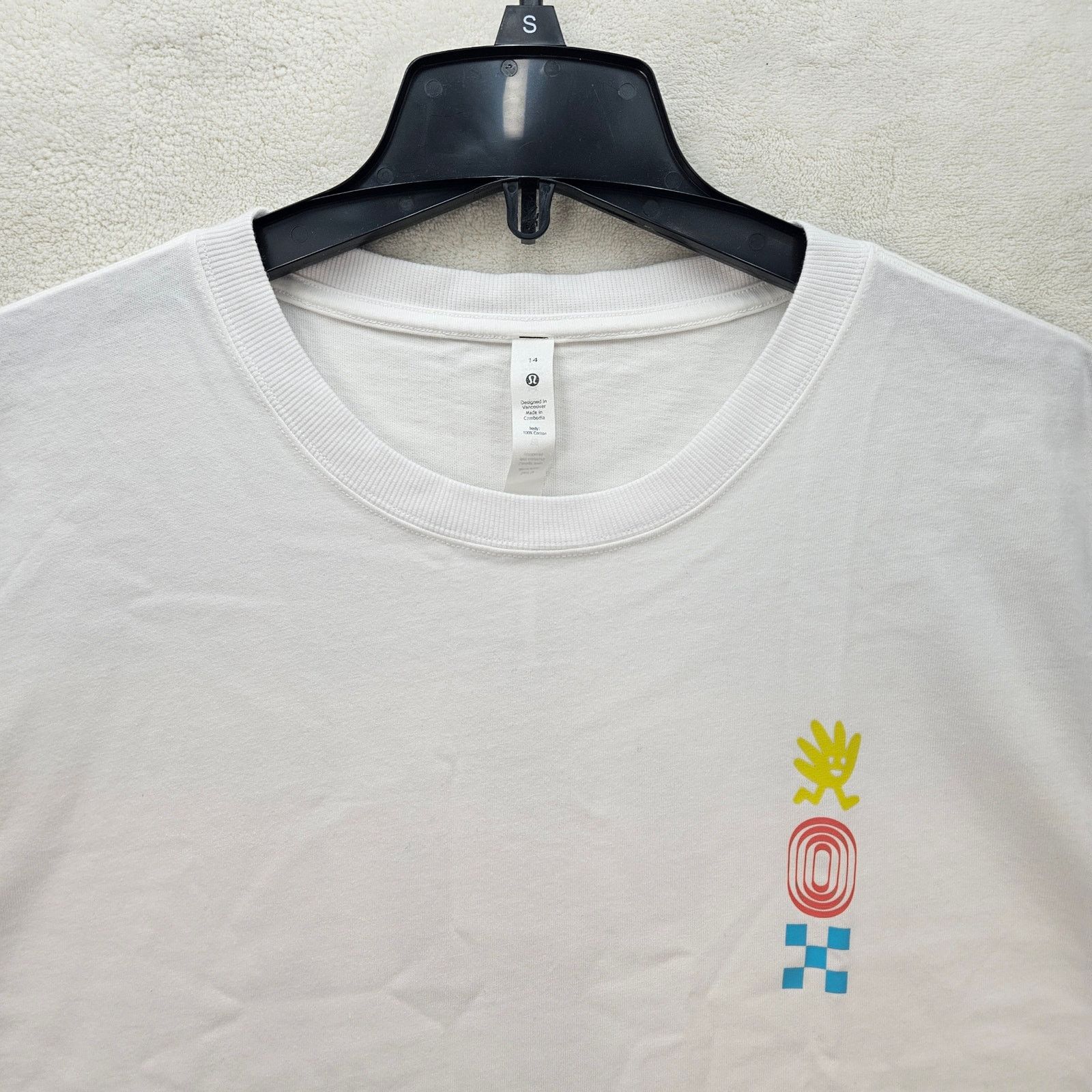 Lululemon LULULEMON WOMEN'S 14 RELAXED FIT COTTON WHITE JERSEY TEE PHX Size XL / US 12-14 / IT 48-50 - 2 Thumbnail