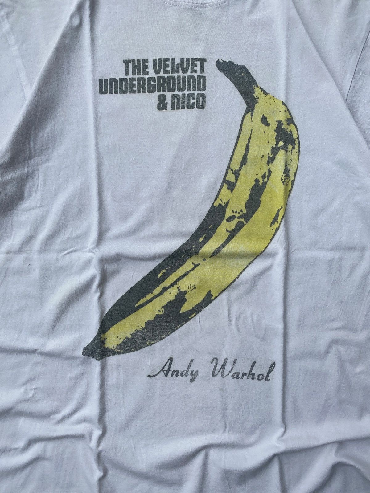 Band Tees Vintage The Velvet Underground & Nico Andy Warhol Banana Tee Size US M / EU 48-50 / 2 - 3 Thumbnail