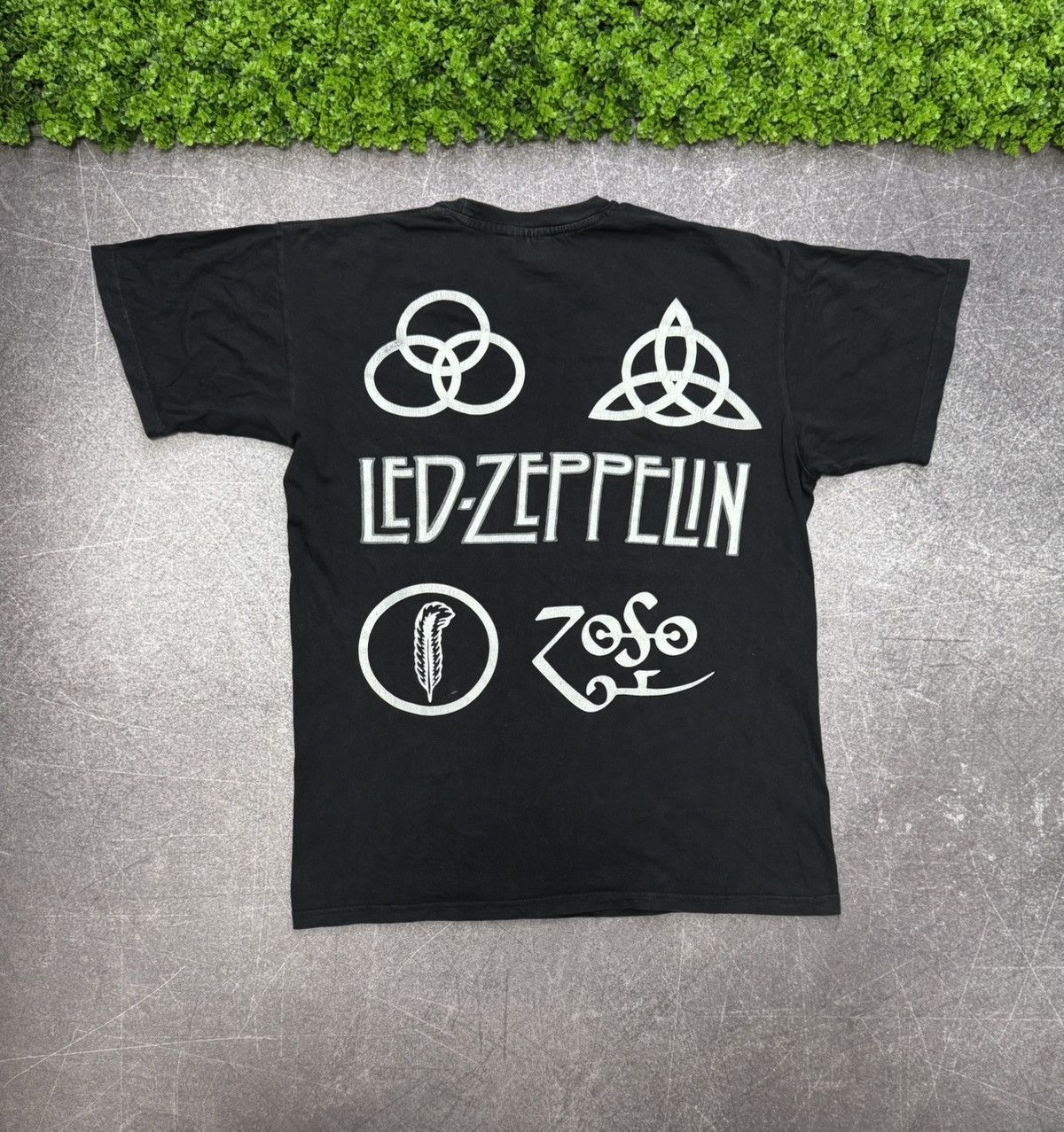 Band Tees Vintage 2000s Led Zeppelin Icarus T Shirt Rock Band Size US XL / EU 56 / 4 - 2 Thumbnail
