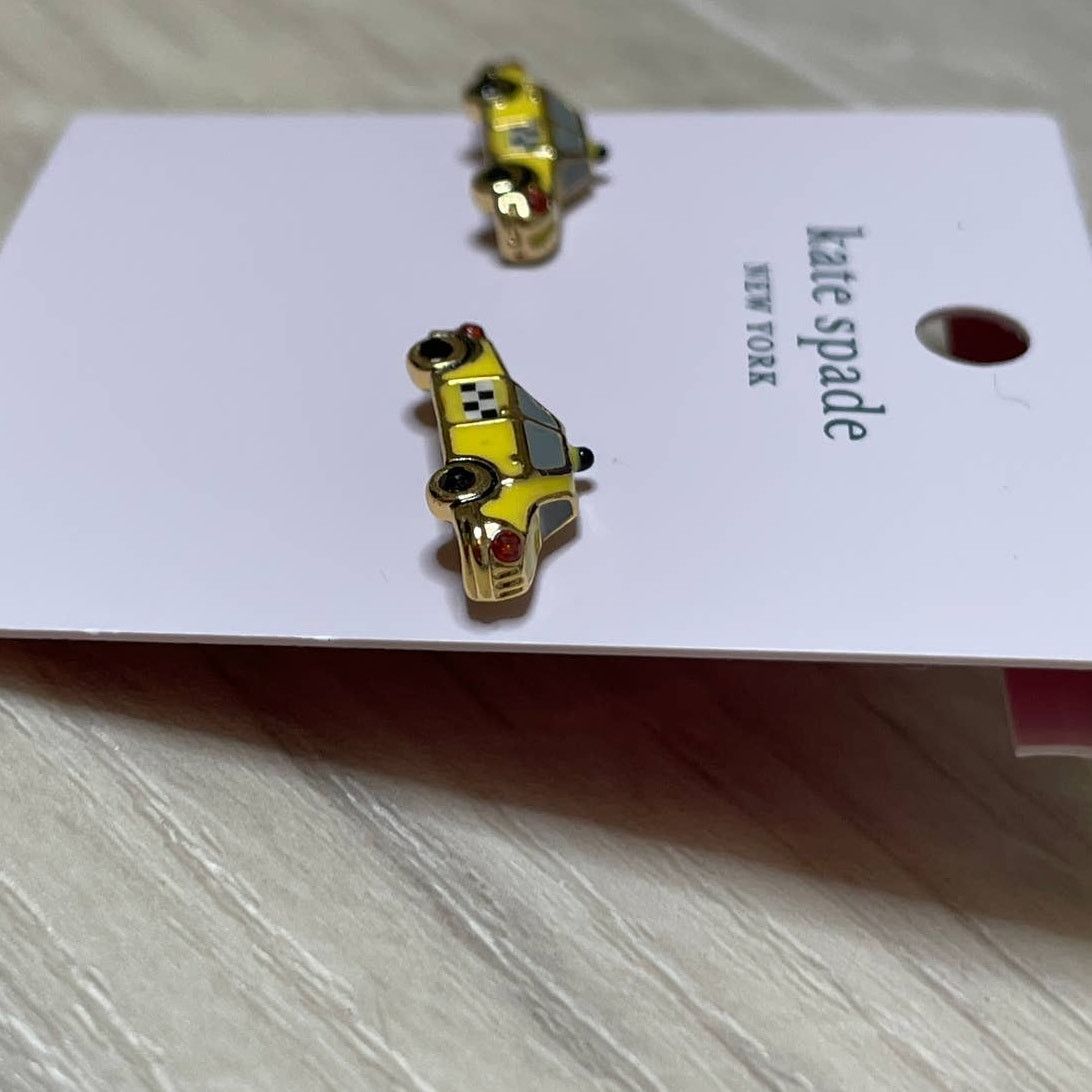 Kate Spade Kate Spade Ma Chérie Taxi Studs Earrings NYC Yellow Cab Stud Size ONE SIZE - 3 Thumbnail