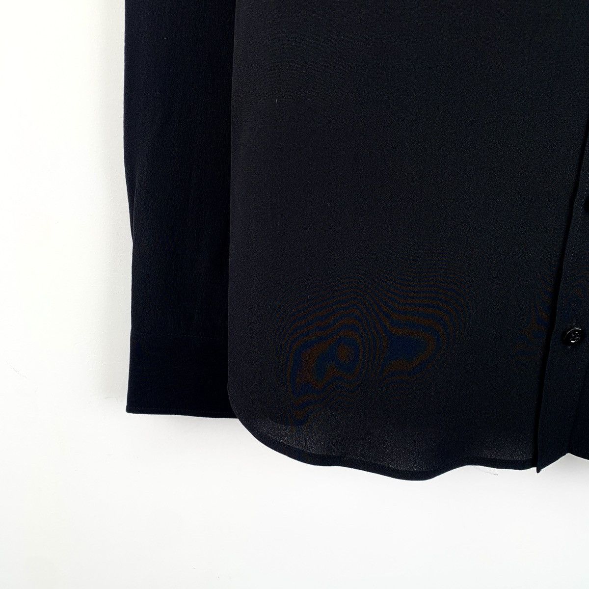 Givenchy Givenchy Silk Lapel Single-breasted Long Sleeve Shirt K26WX Size XXS / US 00 / IT 34 - 4 Thumbnail