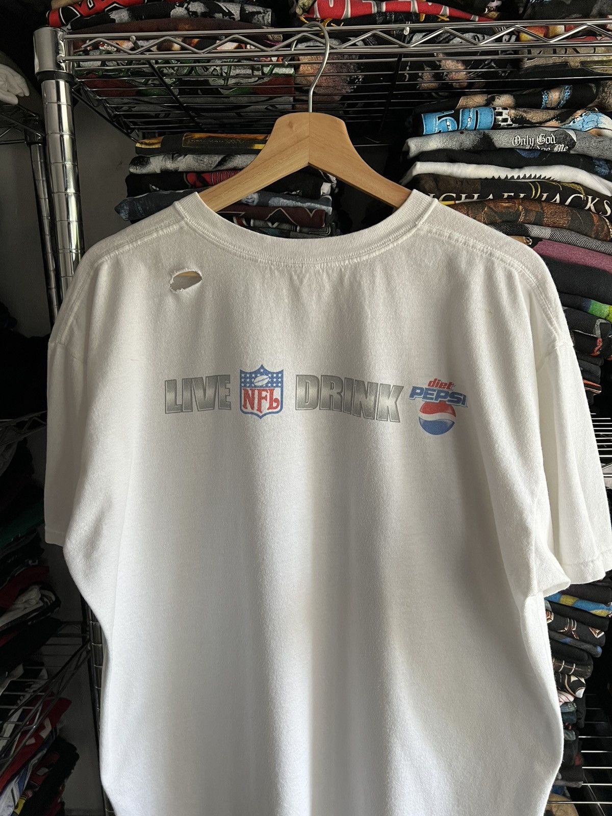 NFL 2008 Madden 08 Pepsi Videogame Promo Tee Size US XL / EU 56 / 4 - 2 Thumbnail