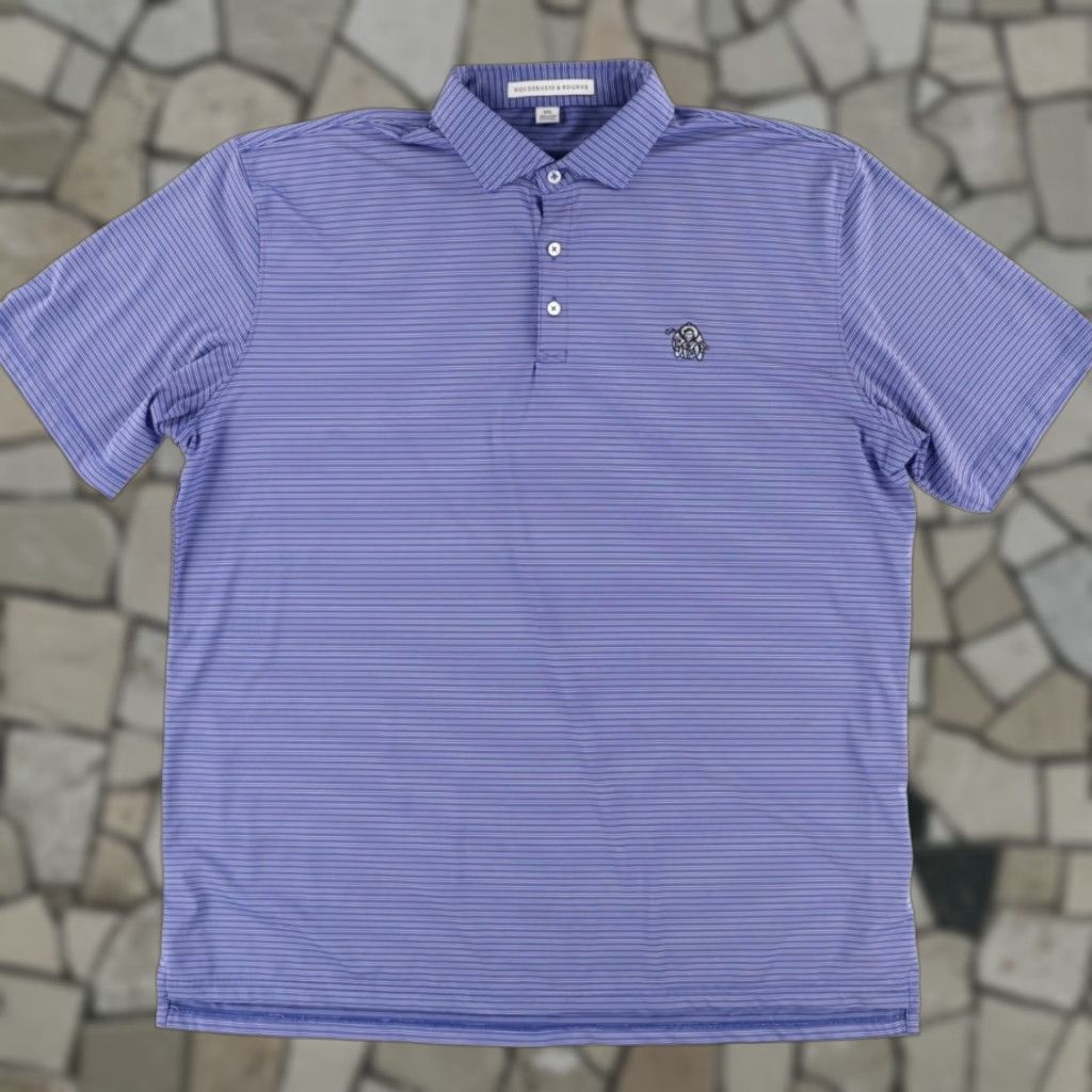 Vintage Holderness & Bourne The Campbell Striped Polo Shirt Amparo Men's 2XL Size US XXL / EU 58 / 5 - 1 Thumbnail