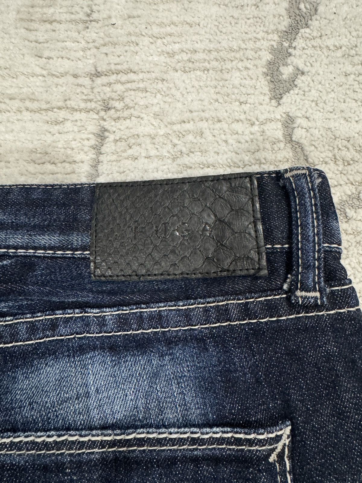 Other Fuga slim jeans archive japanese label with wrinkles Size US 31 - 7 Thumbnail
