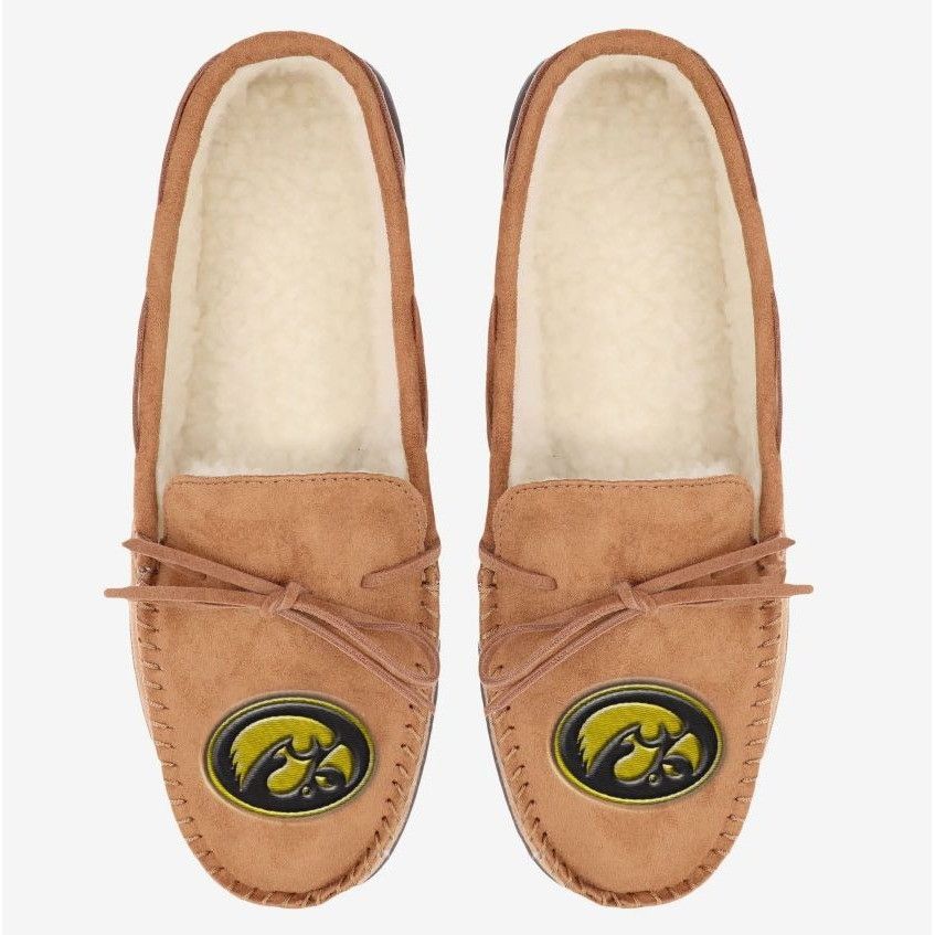 Other Iowa Hawkeyes Moccasin Slippers - Mens Size 11/12 - Warm Fau Size US 11.5 / EU 44-45 - 3 Thumbnail